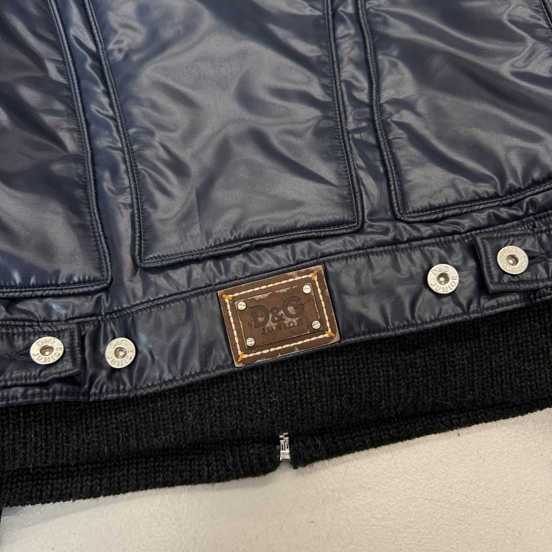 돌체앤가바나 니트도킹 하이넥 패딩 상품이미지7