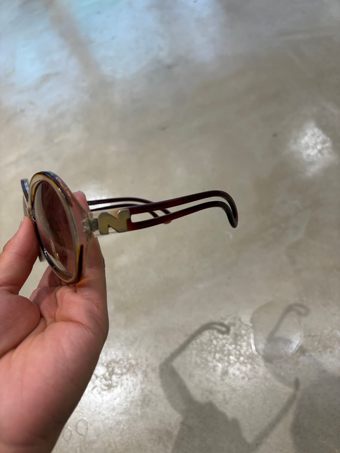 70s NINA RICCI  Butterfly Sunglasses 상품이미지8