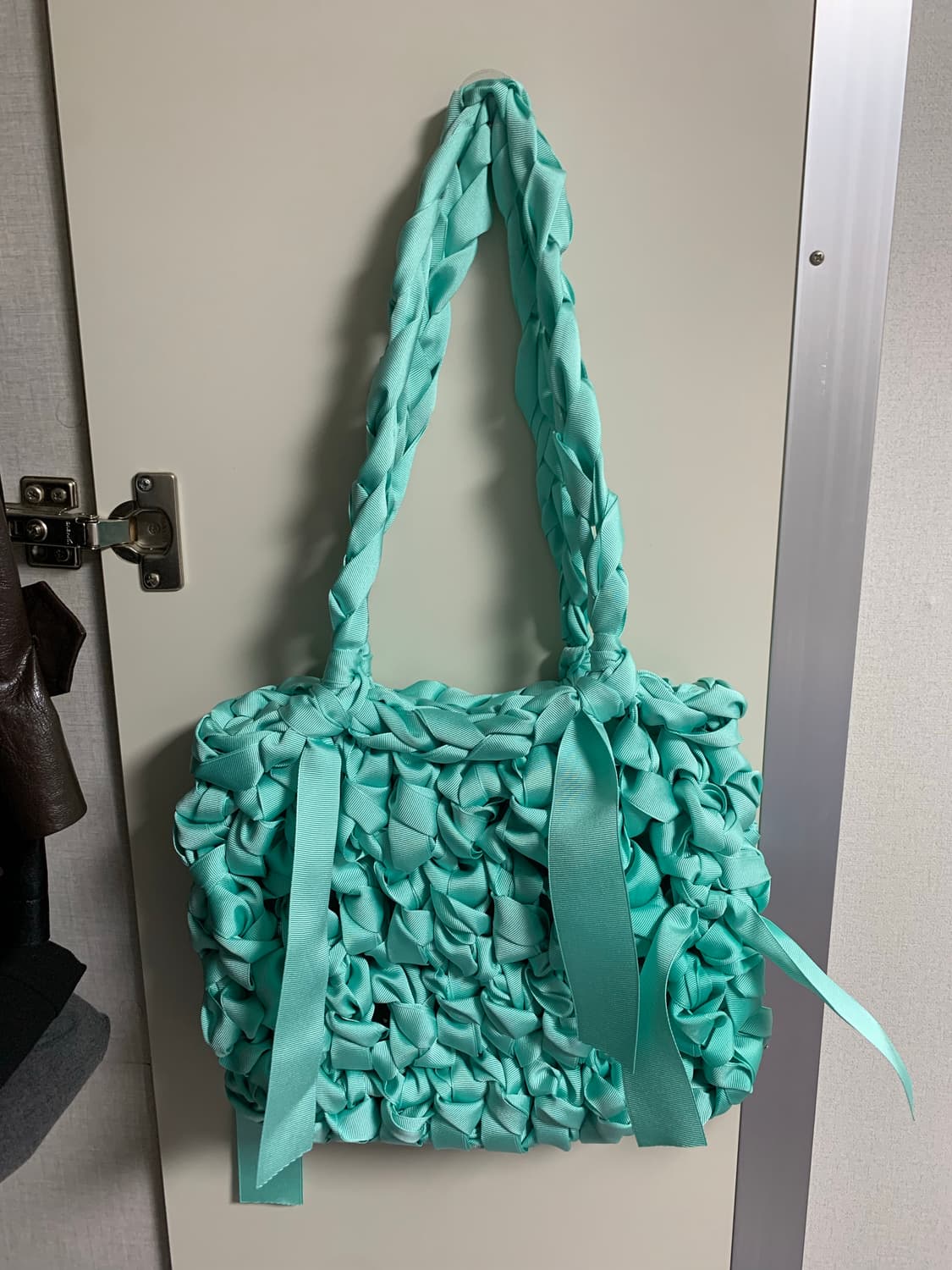 새상품) 크로쉐안트 매트삭 민트 (정가 98,000원) 상품이미지4