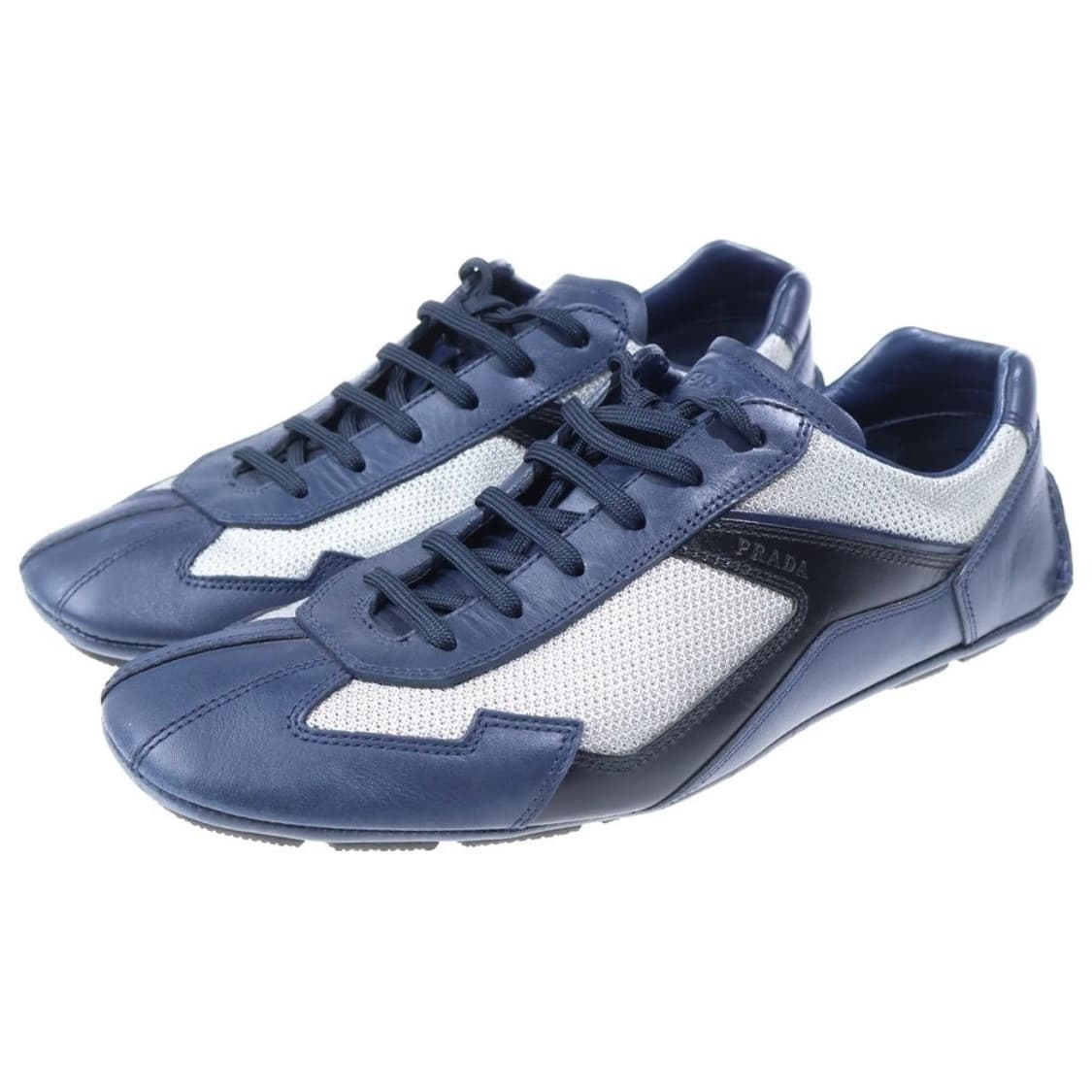 PRADA SPORT 가죽 메쉬 전환 로우 컷 스니커즈 상품이미지2