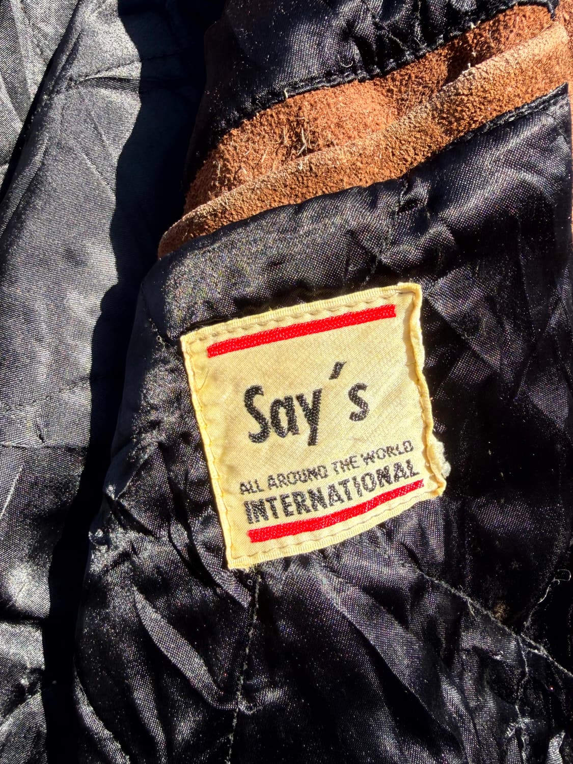 Say's leather 레더자켓 (Made in Hong Kong) 상품이미지6