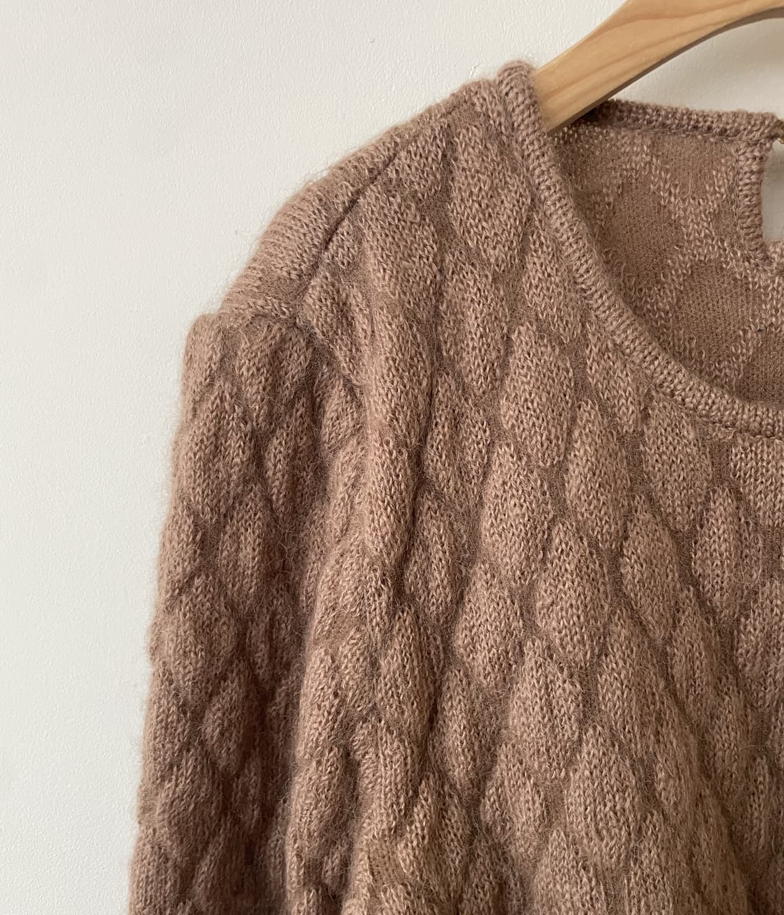 vintage mocha argyle knit 상품이미지3