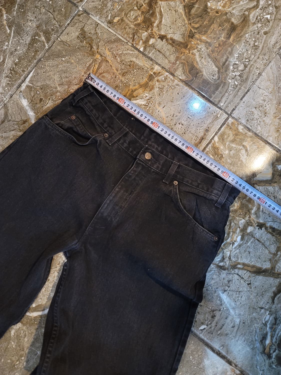 리바이스 흑청 오렌지탭 데님팬츠  상품이미지5