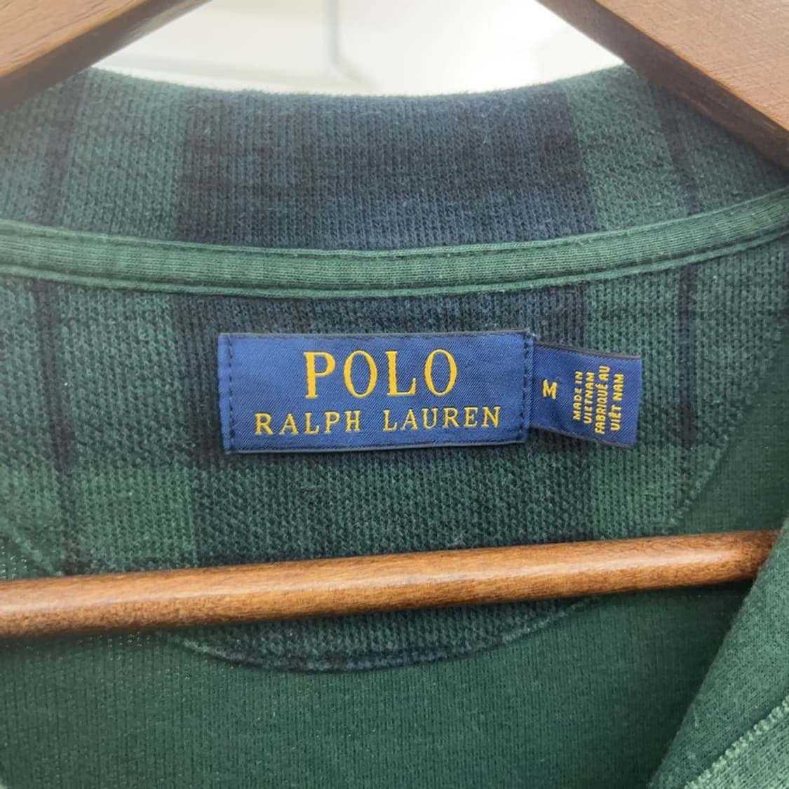 폴로 랄프로렌 블랙와치 반집업 타탄체크 맨투맨 M C09041 상품이미지5