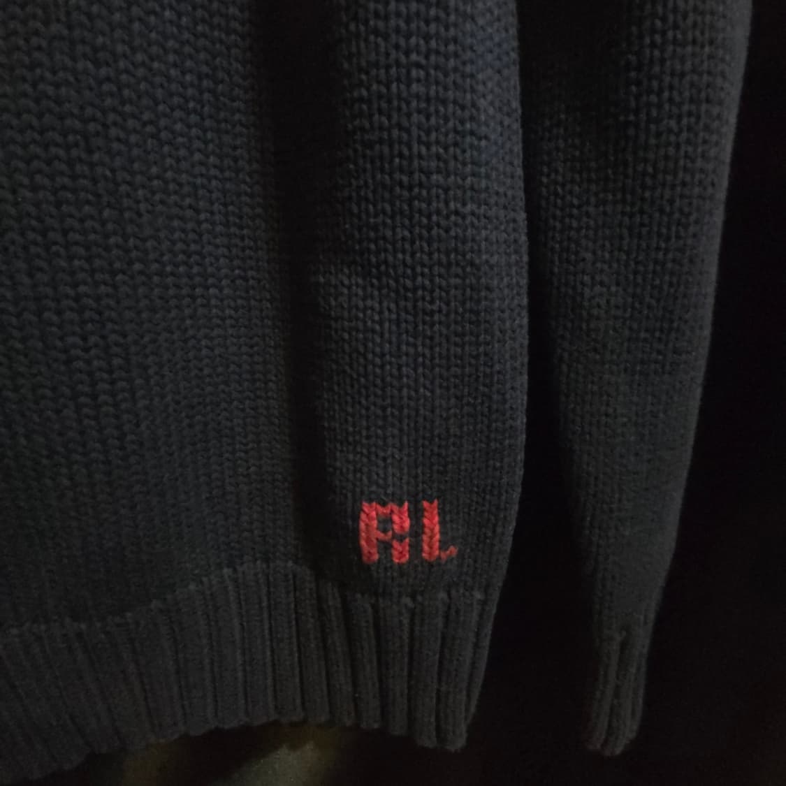 폴로 랄프로렌 성조기 니트 네이비 상품이미지5