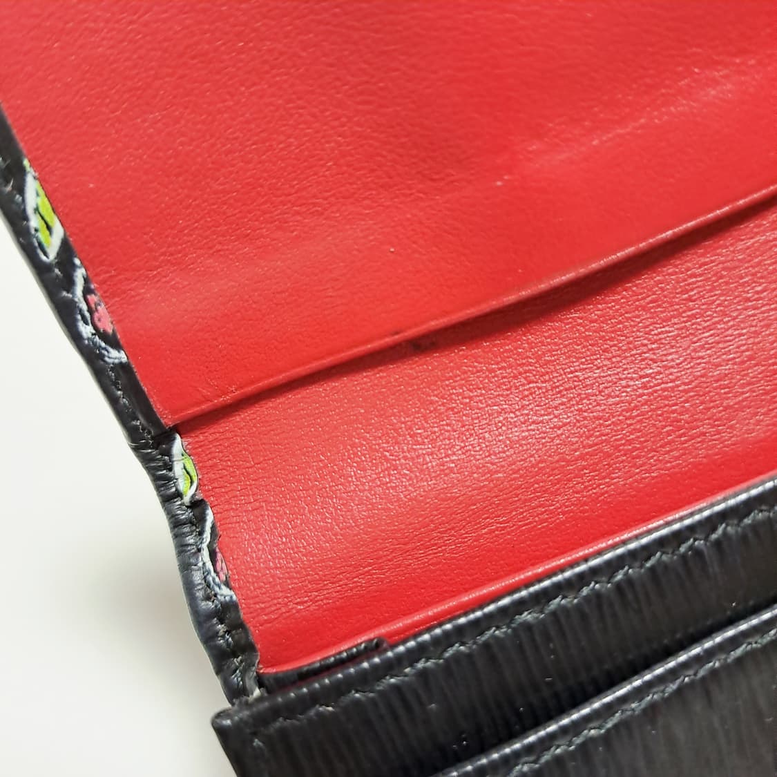 [100%/정품] 프라다 사피아노 하트 패턴 카드지갑, 프라다지갑 상품이미지6