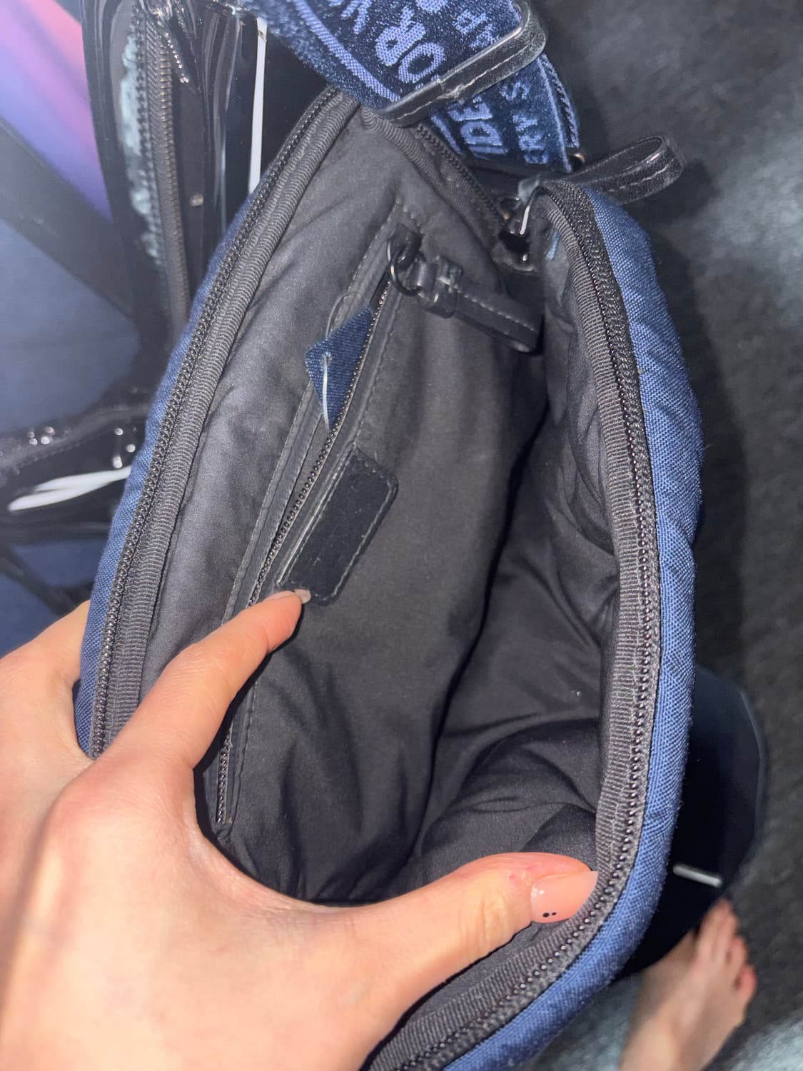 마르지엘라 MM6 데님 범백 네이비 백 상품이미지5