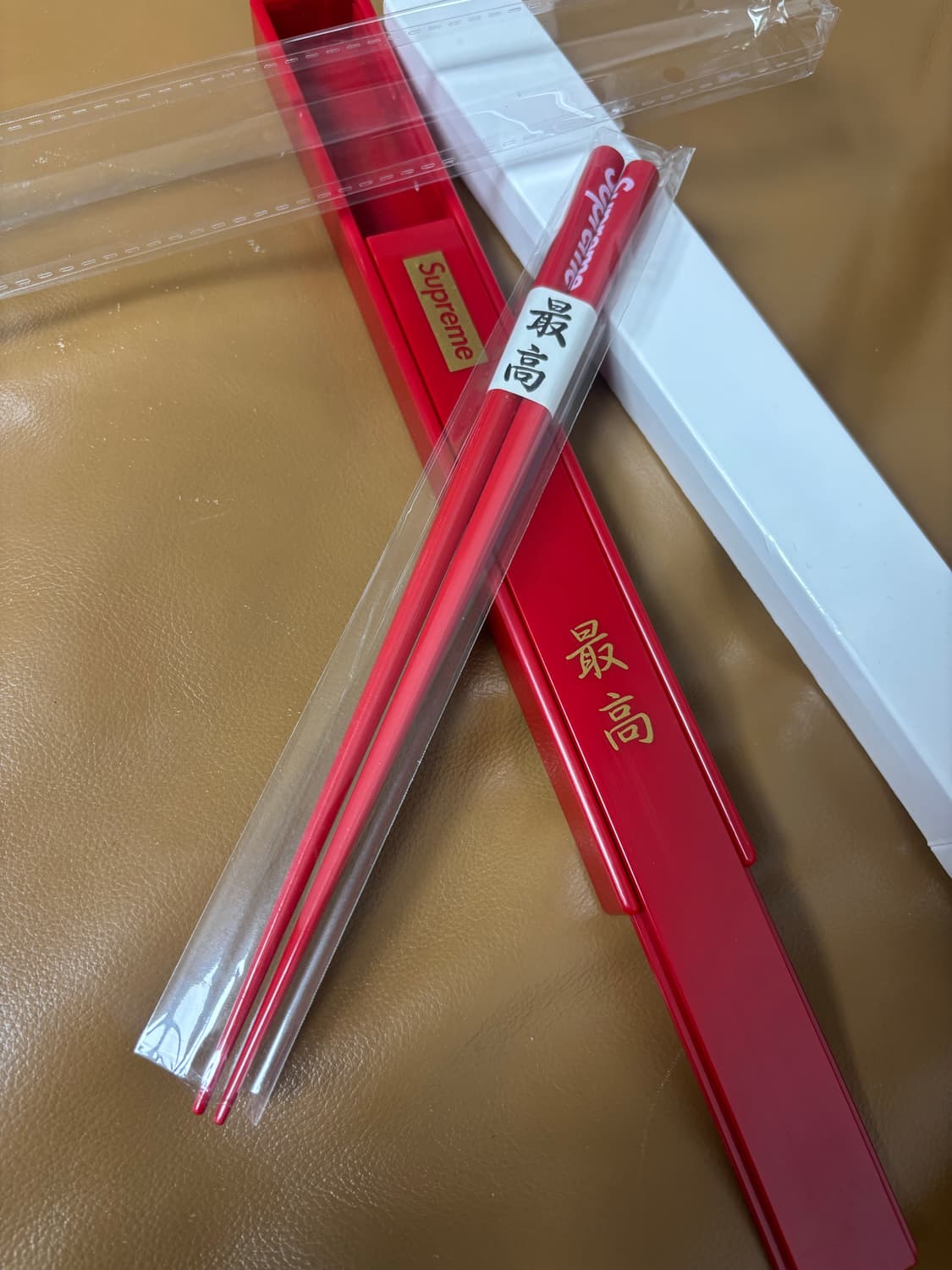슈프림 젓가락 세트 레드 미사용품 소품 상품이미지5