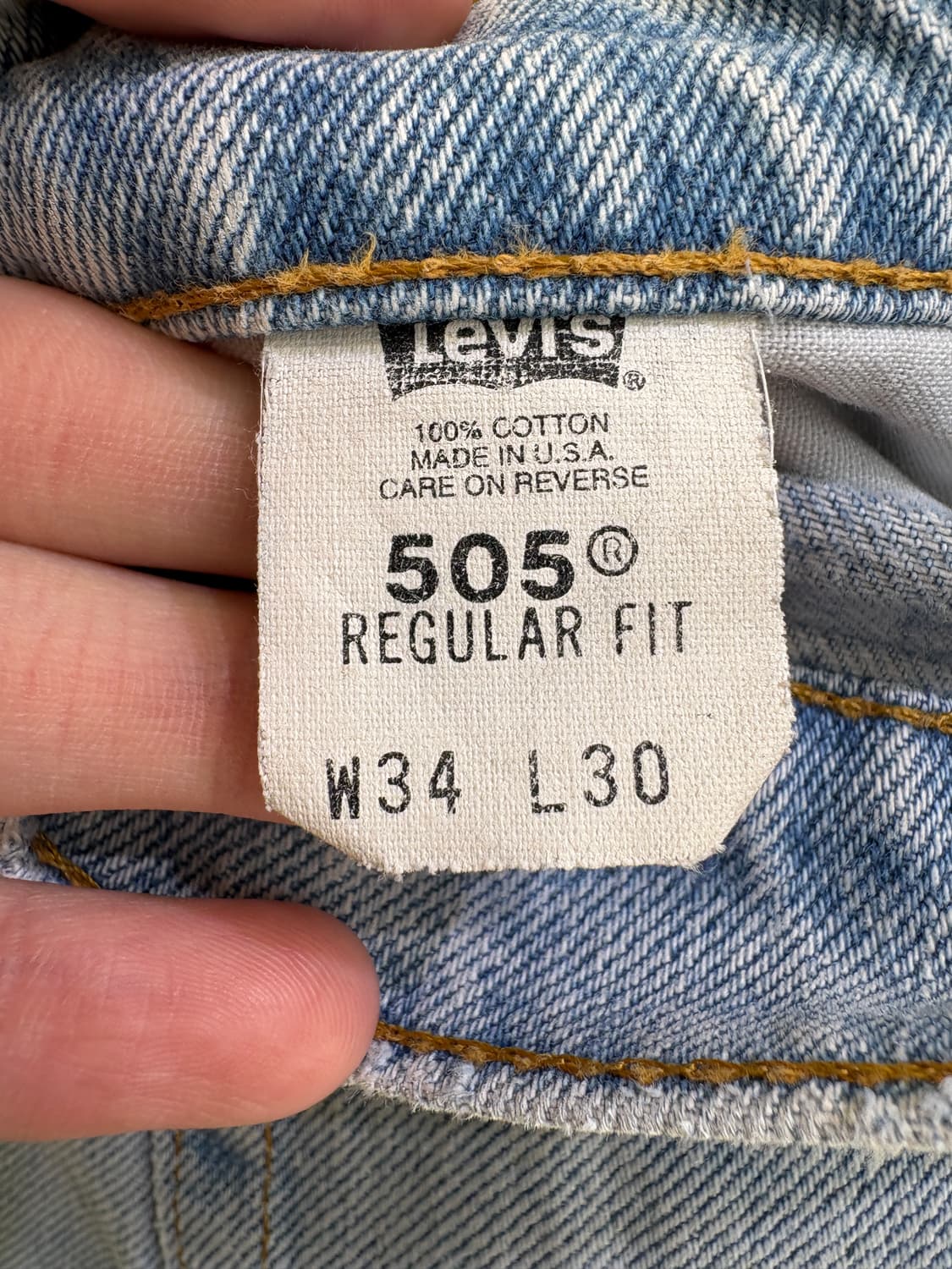 90's LEVIS 505 (Made in USA) 데님팬츠 상품이미지8