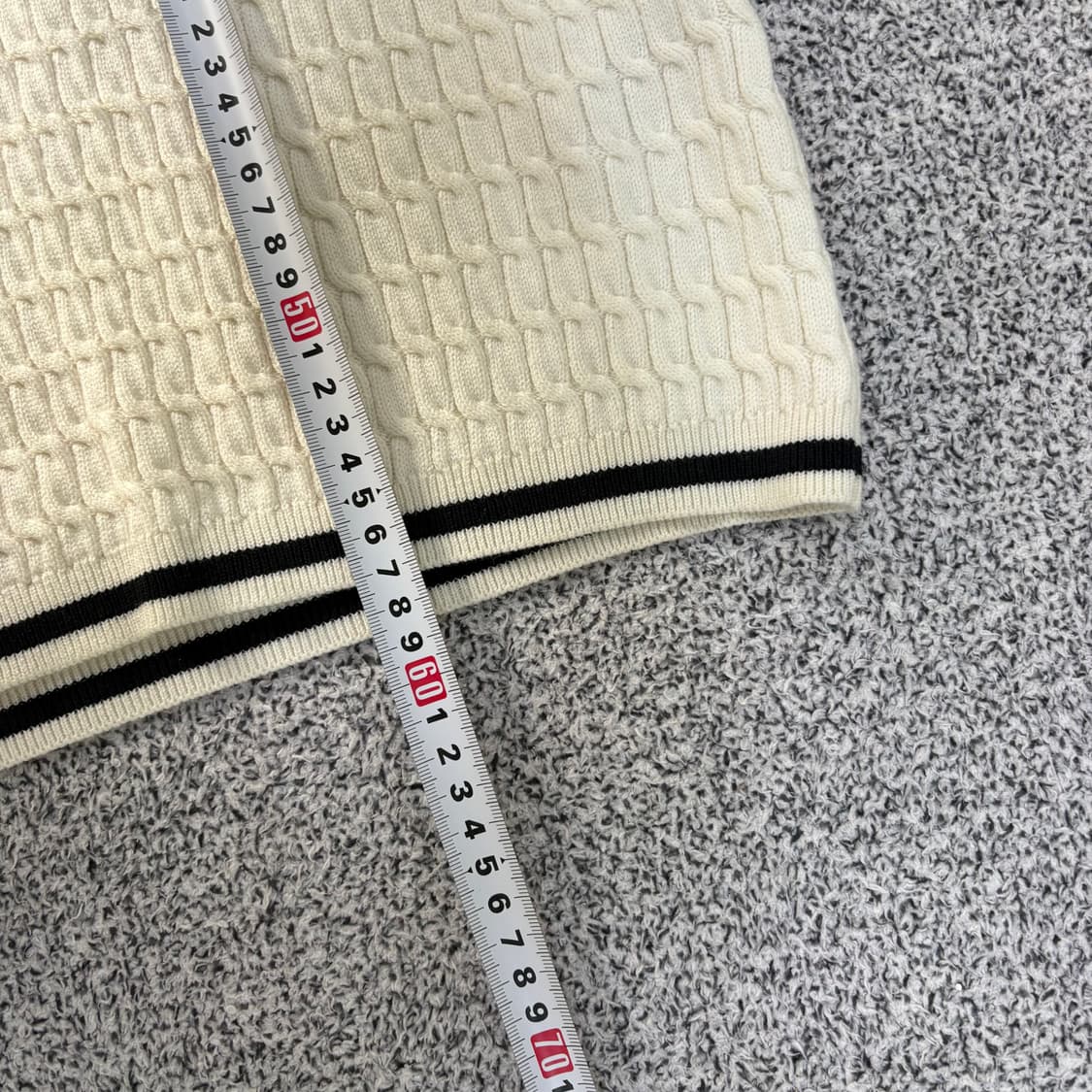 L 자라 케이블 니트 폴로 스웨터 0311J 상품이미지7