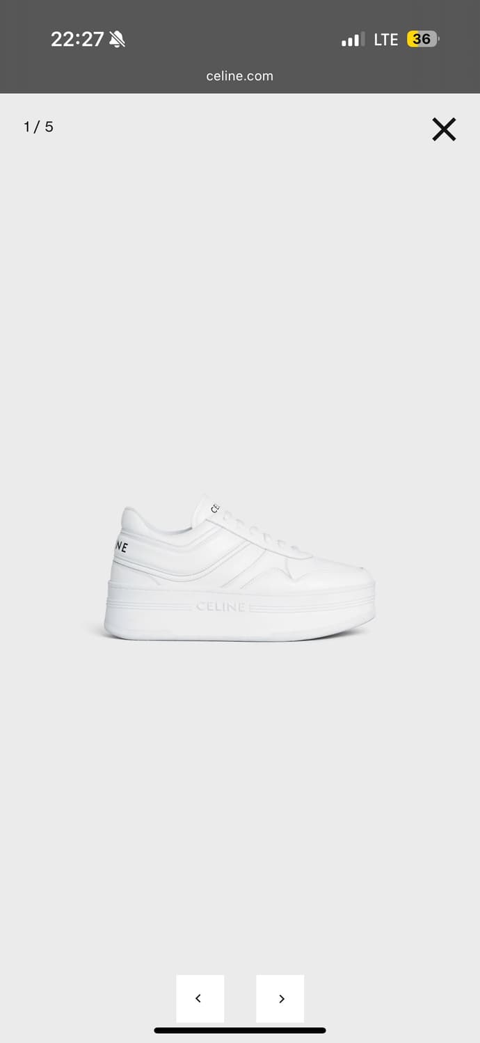 셀린느 블록 스니커즈 올흰 상품이미지1