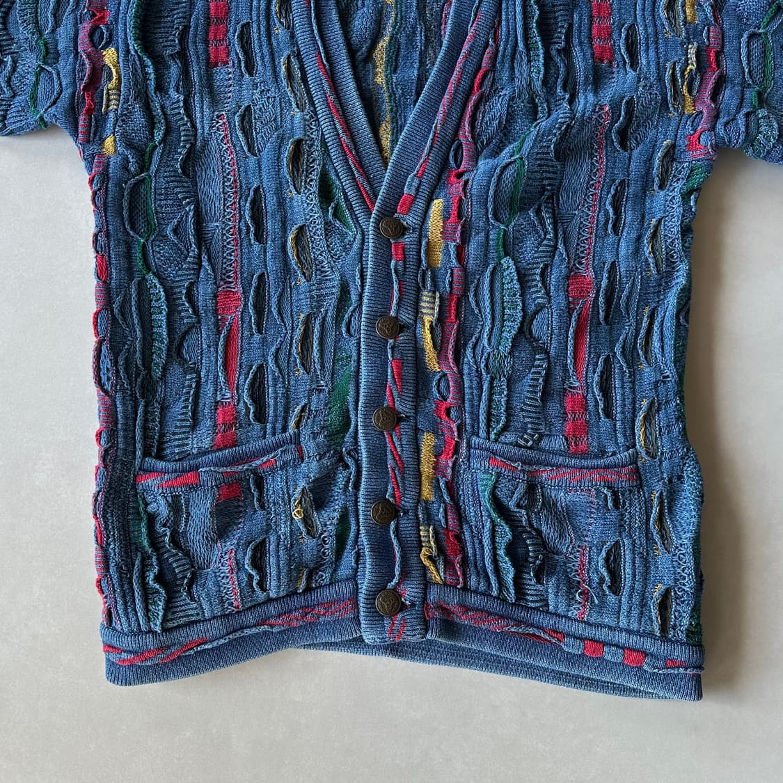 [M]쿠지 COOGI 케이블 니트 가디건 상품이미지4