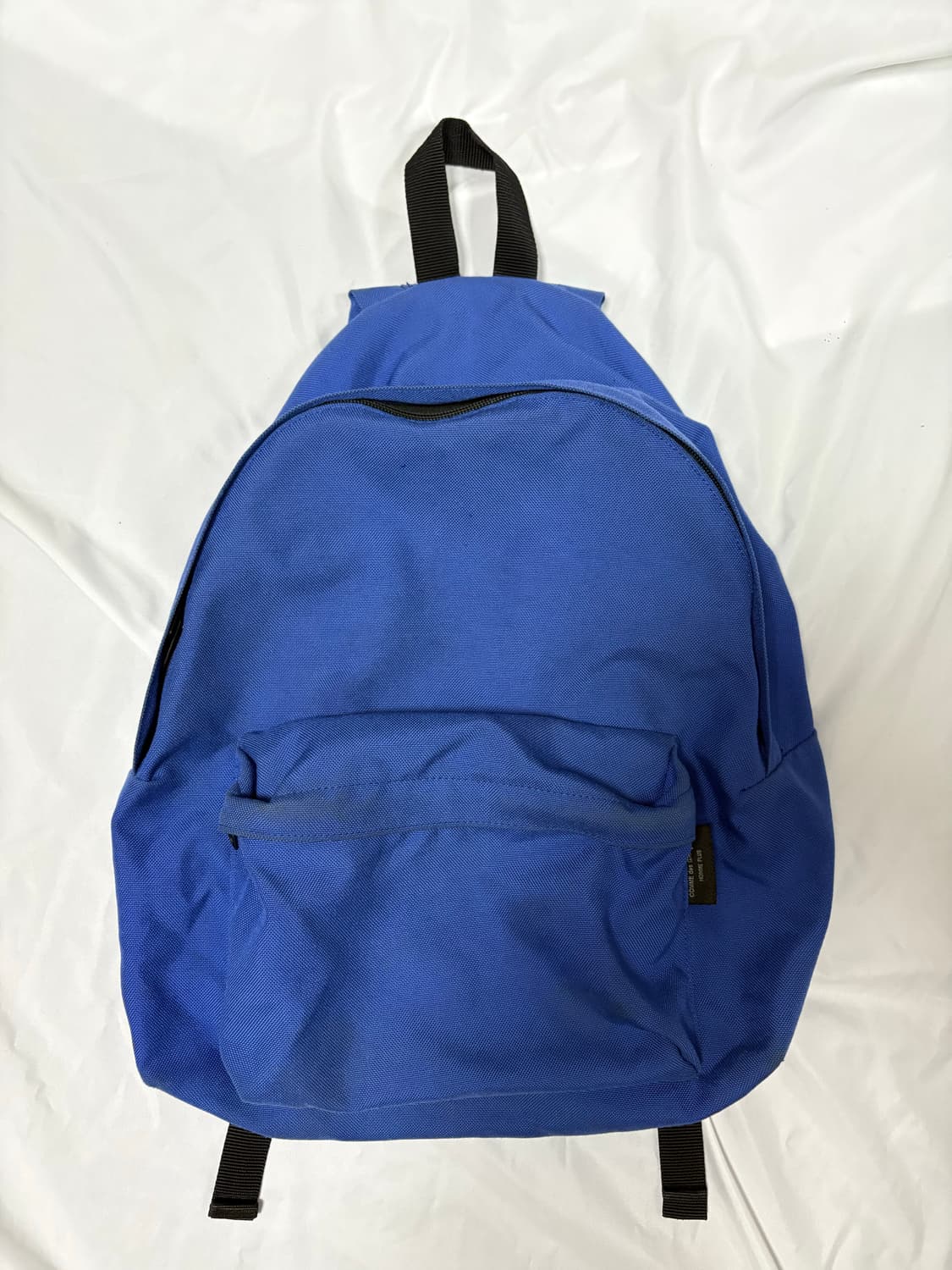 꼼데가르송 옴므 플러스 코튼 나일론 백팩 블루 상품이미지1