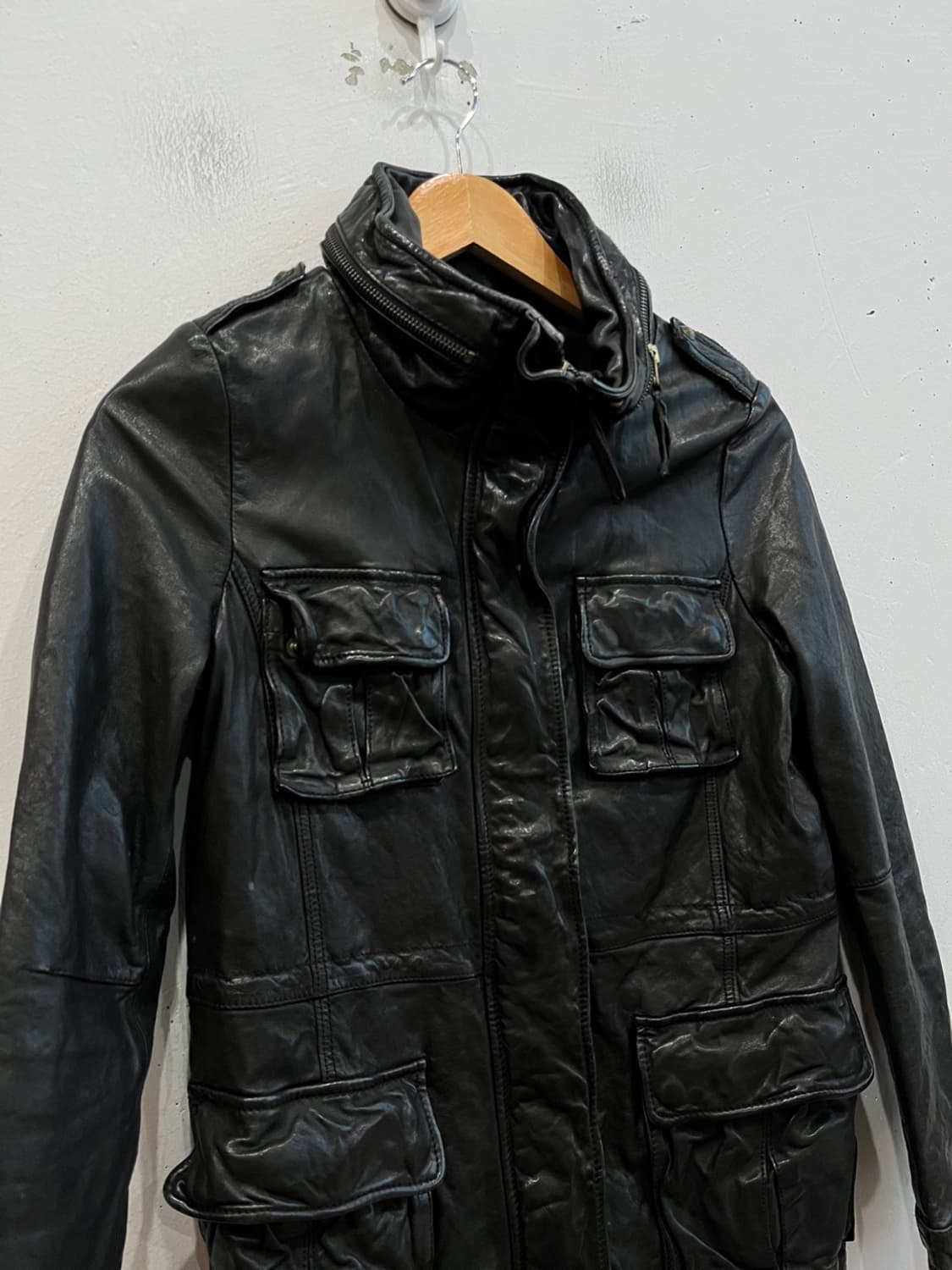 빈티지 양가죽 자켓 우먼즈 상품이미지2
