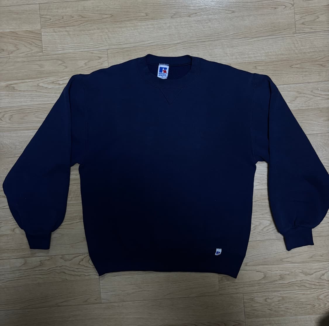 90s made in usa 러셀 맨투맨 네이비 M 상품이미지1