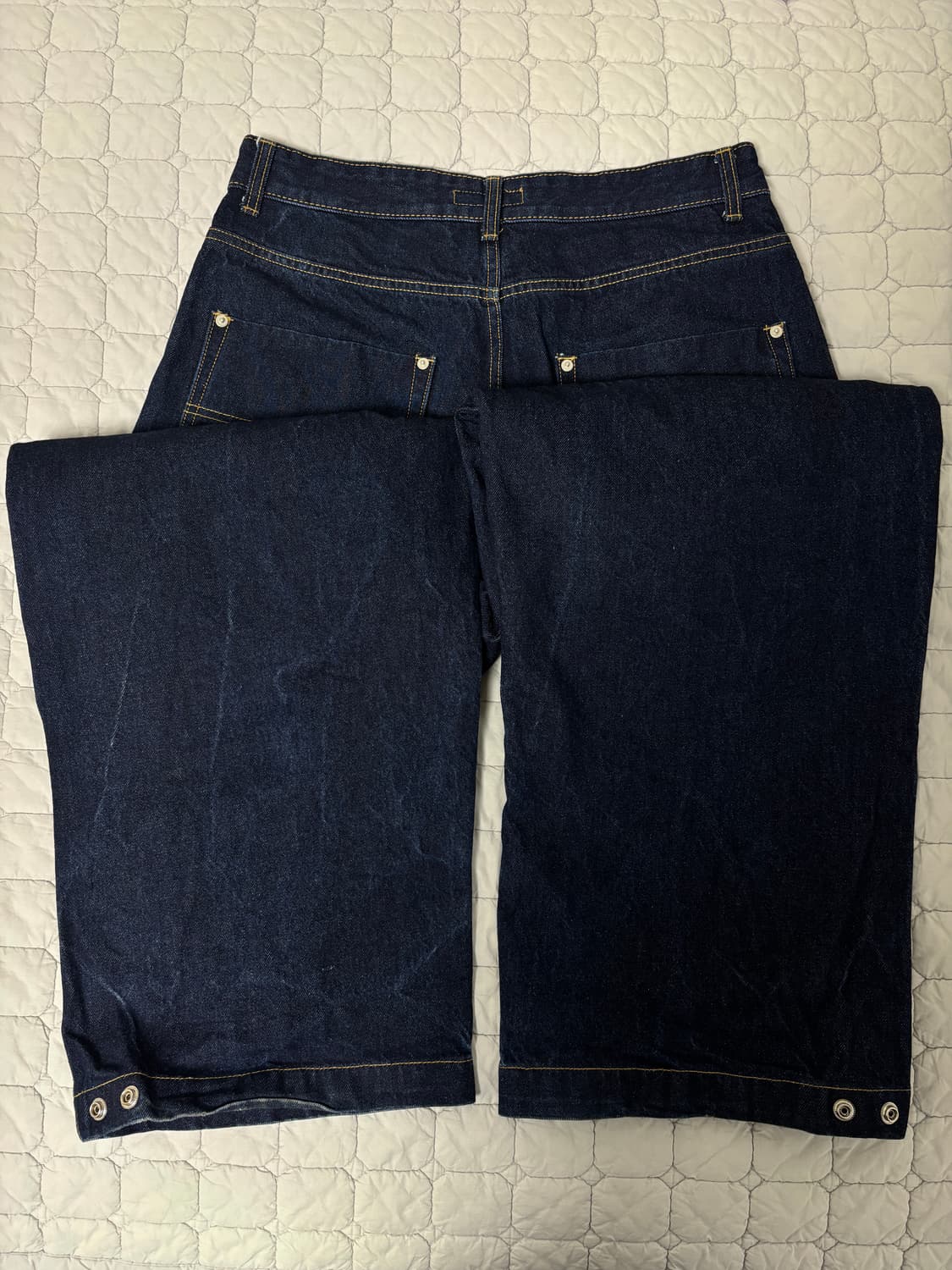 [2] 9999아카이브 더블니 데님팬츠 상품이미지6