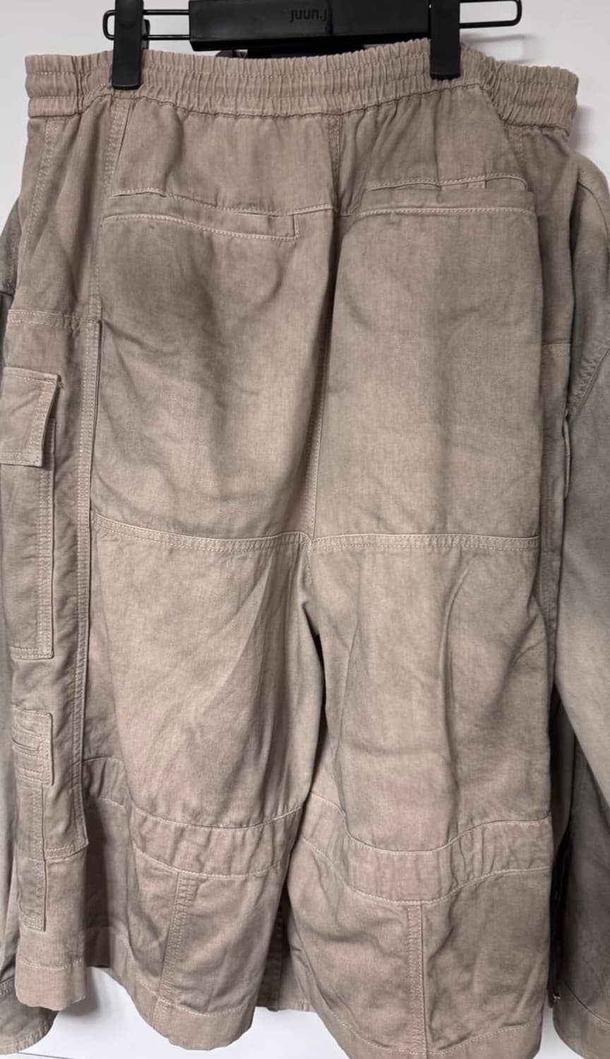 준지 25ss 데님 페인티드 버뮤다 팬츠 48 상품이미지3