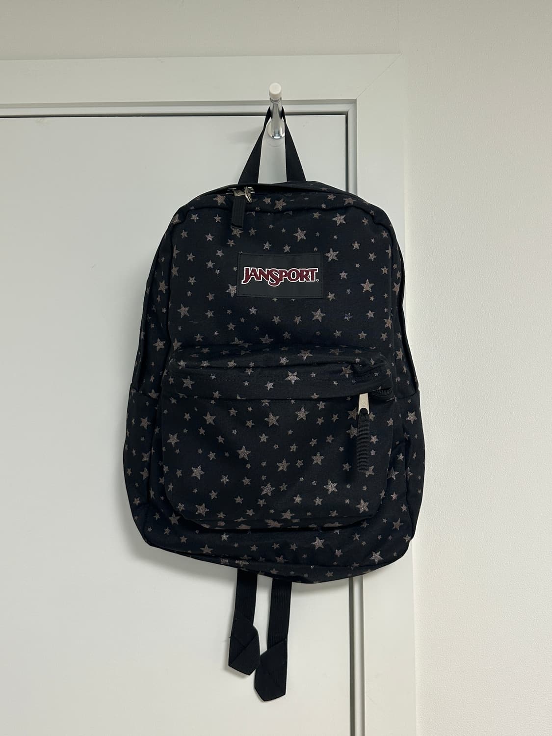 잔스포츠 글리터 별 백팩 블랙 상품이미지1