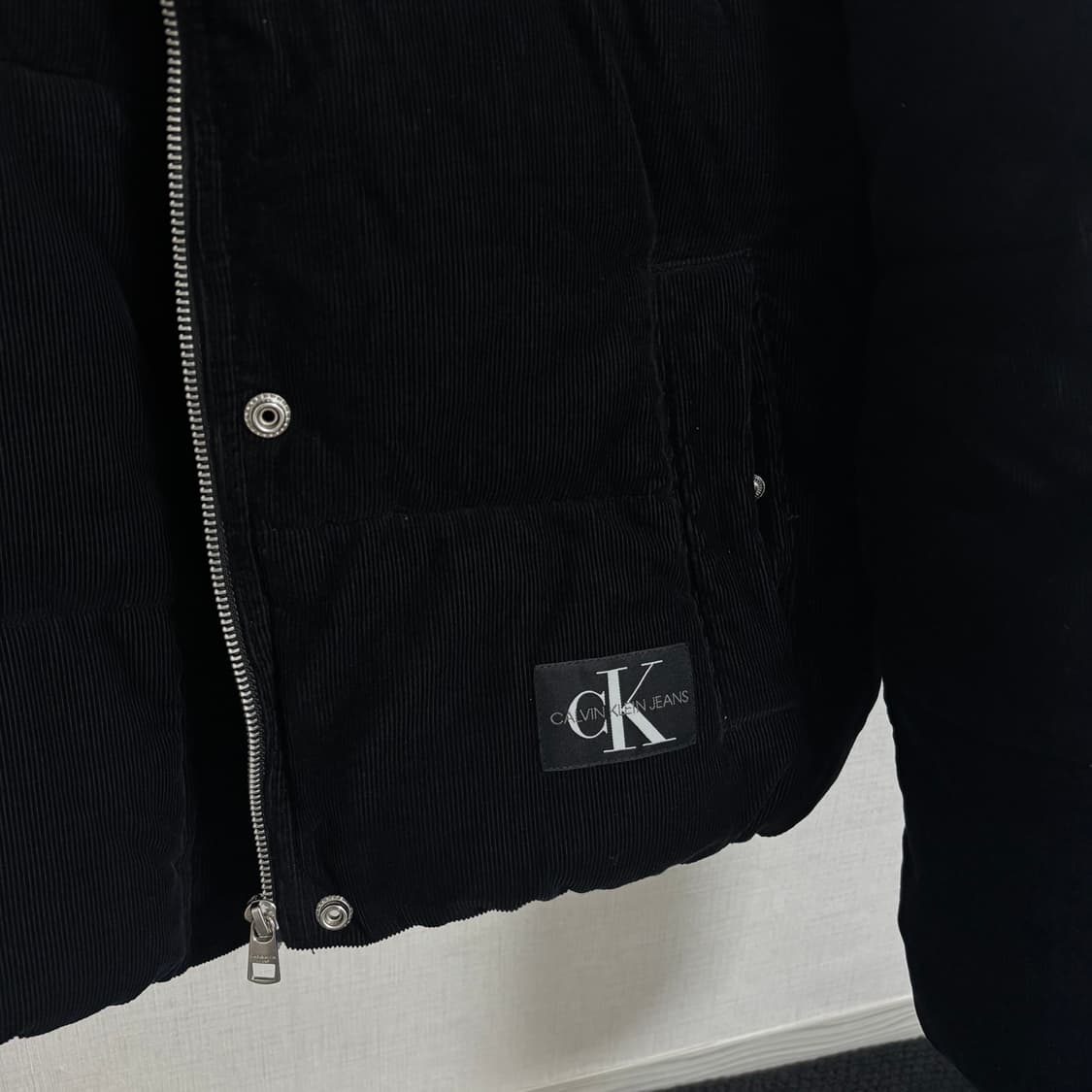 캘빈클라인 코듀로이 숏패딩 상품이미지2