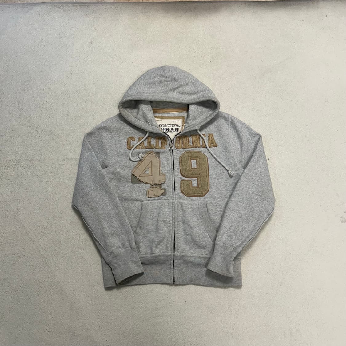 WHO.A.U Grey Zip-up Hoodie 상품이미지4