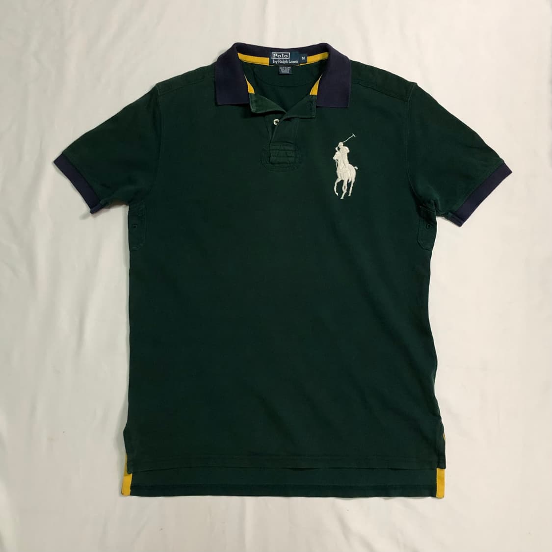 폴로 랄프로렌 빅포니 그린 럭비 카라티 상품이미지3