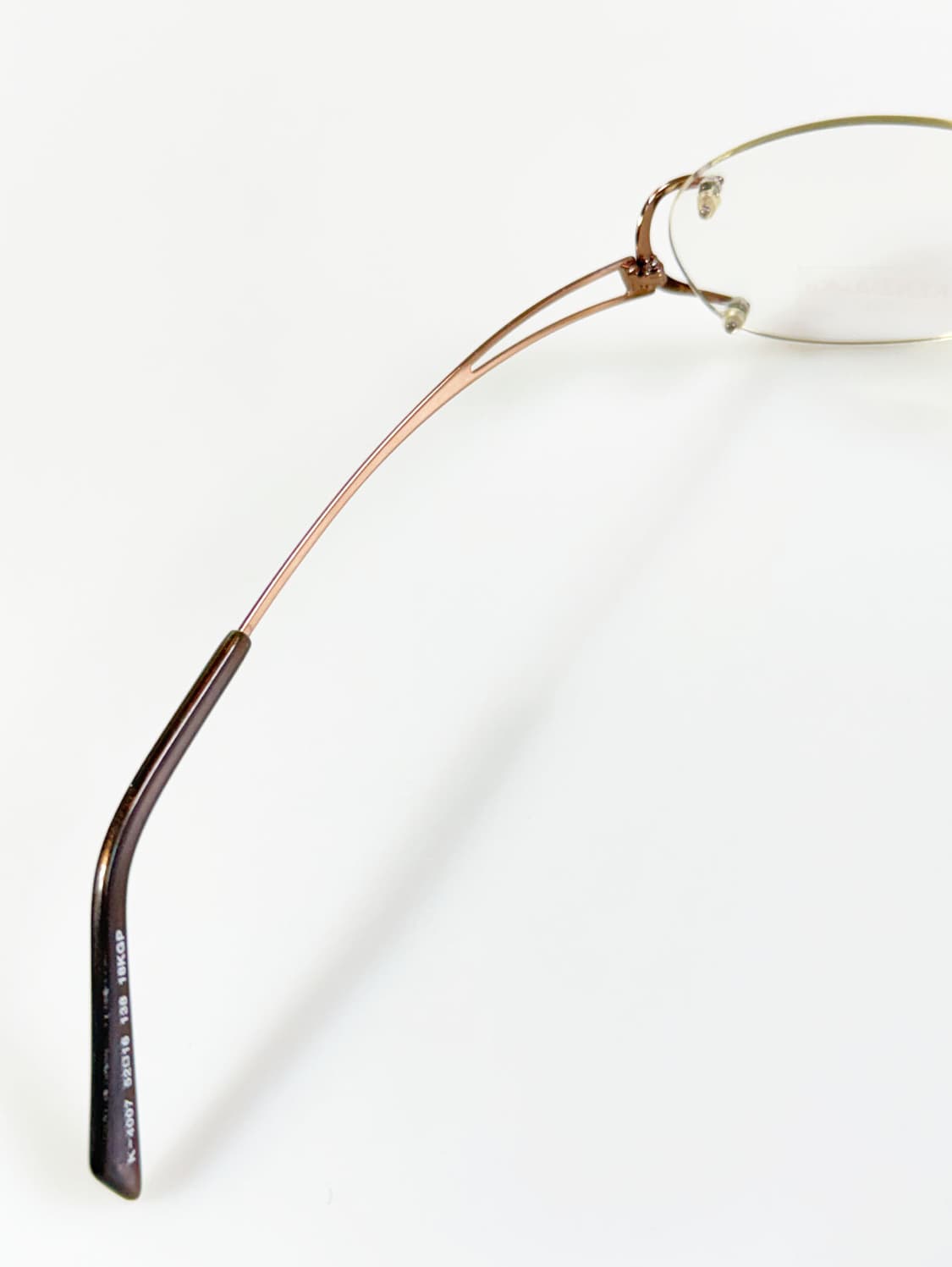 KENZIA ITALT 무테 오벌 메탈 프레임 빈티지 안경 상품이미지7