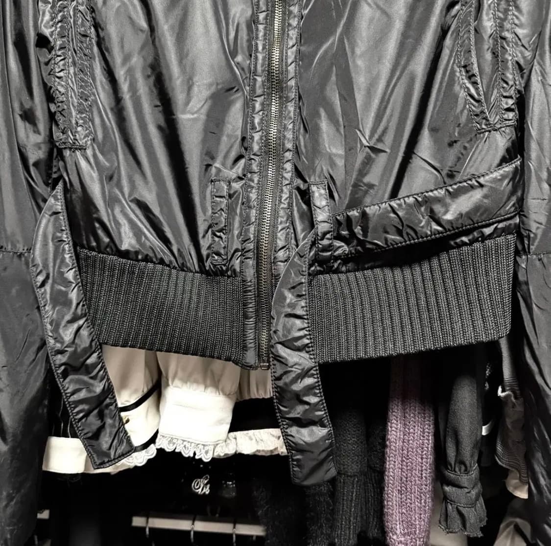 CALVIN KLEIN 캘빈클라인 라이더 크롭 패딩 자켓 상품이미지6