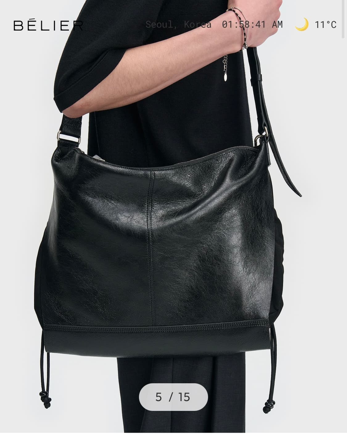 벨리에 드로스트링 백 상품이미지1