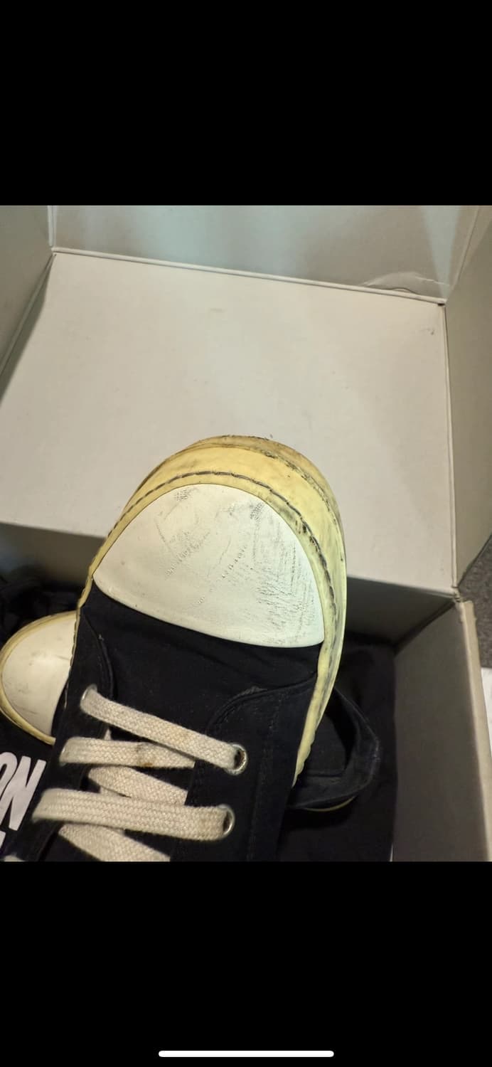 릭오웬스  로우 스니커 41 상품이미지2