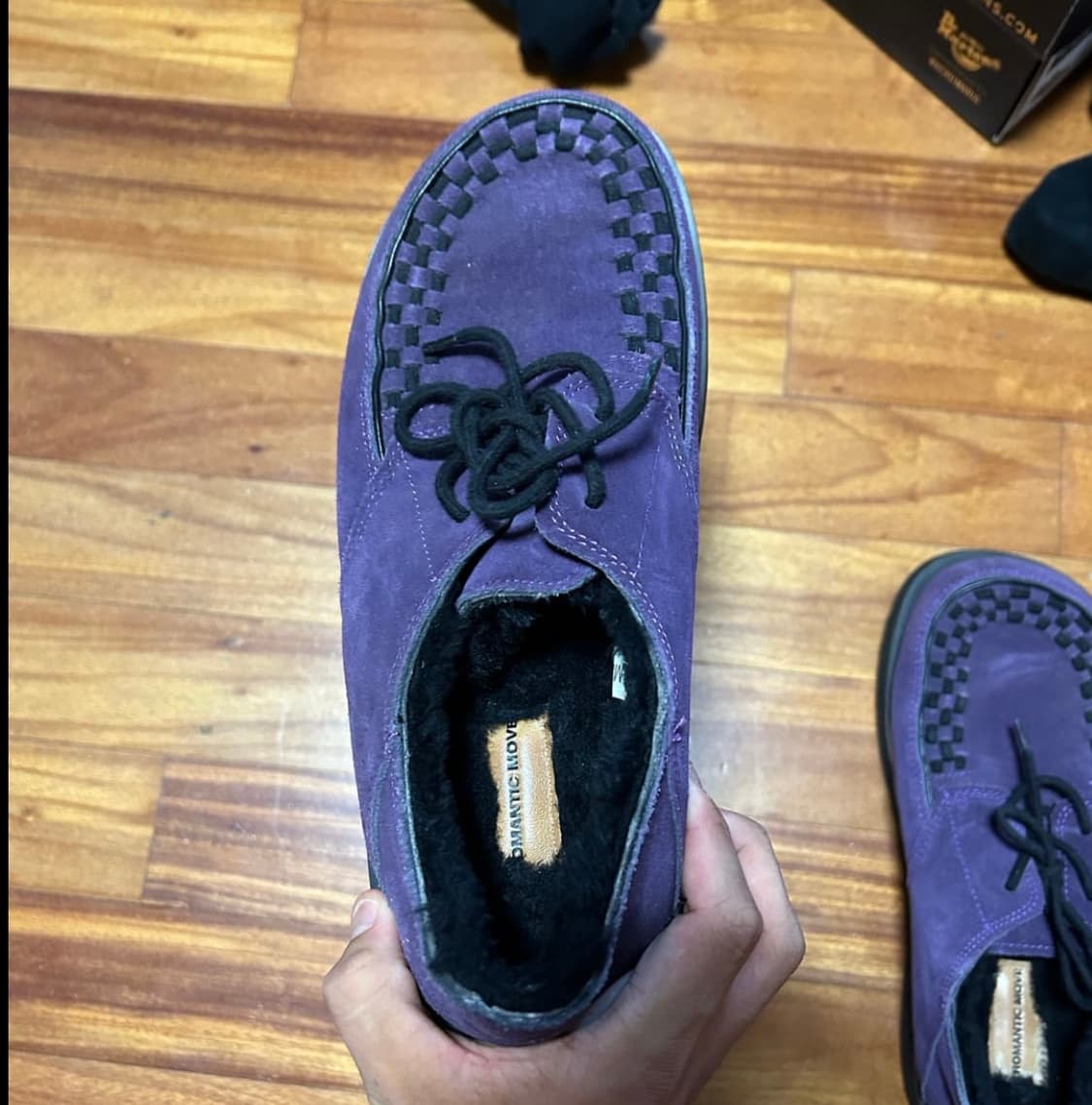 로맨틱무브 퍼플 보위 슈즈 X 패플서 270 2회착 상품이미지3