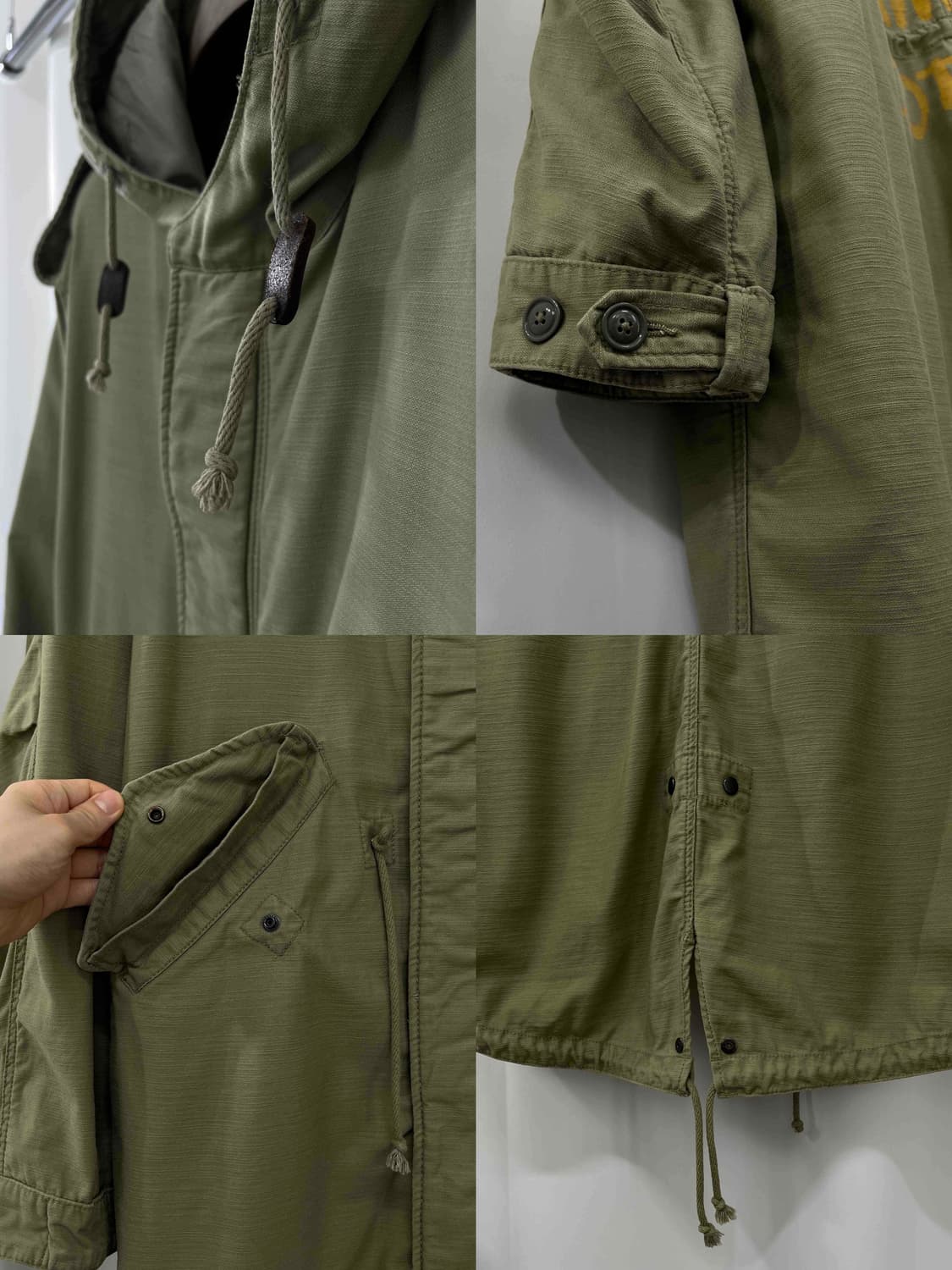 폴로 랄프로렌 M-51 페인티드 올리브 피쉬테일 파카 자켓 상품이미지6