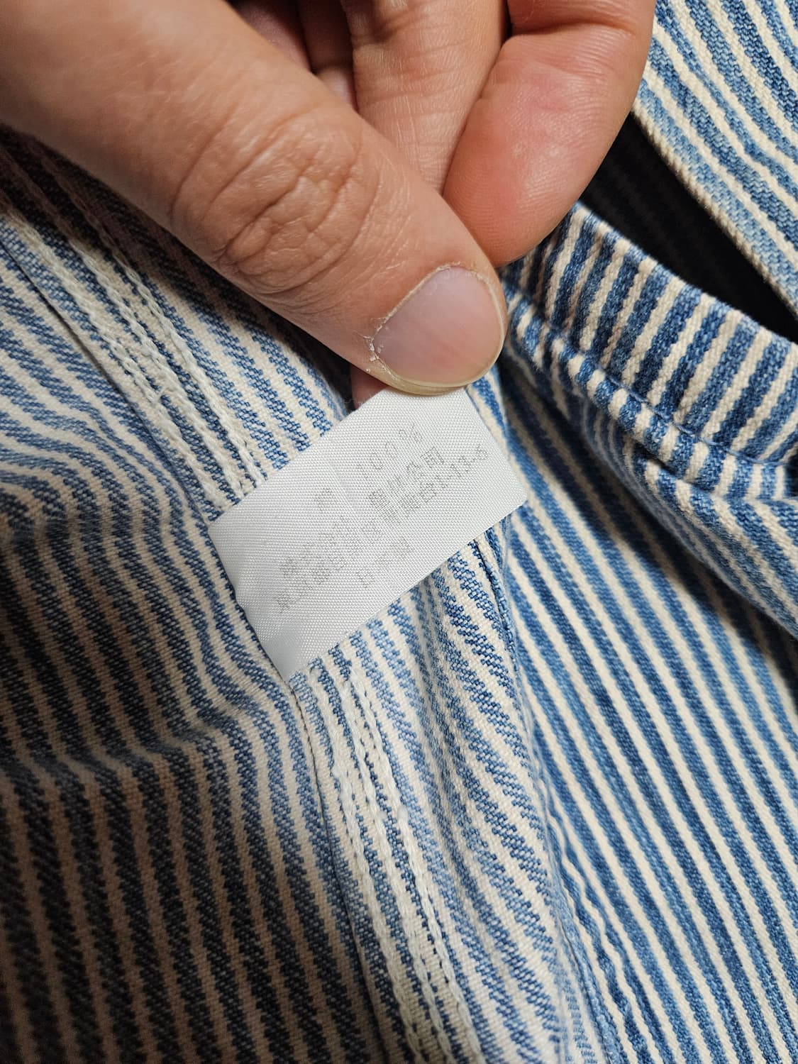 BLUE BLUE japan 블루블루 재팬 히코리 데님 커버올 자켓 상품이미지3