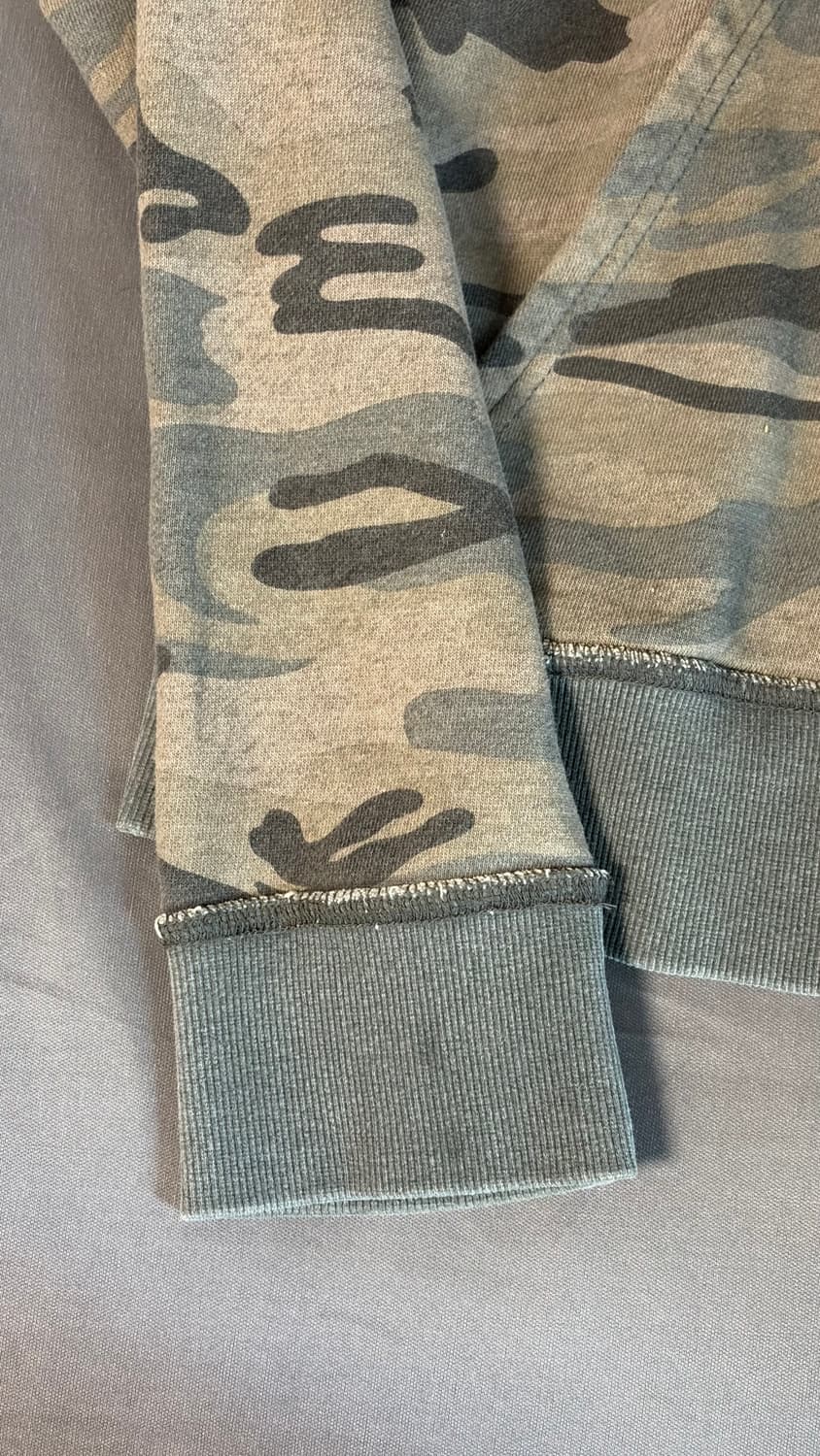 2) 아캄 카모 카키 후드집업 상품이미지3