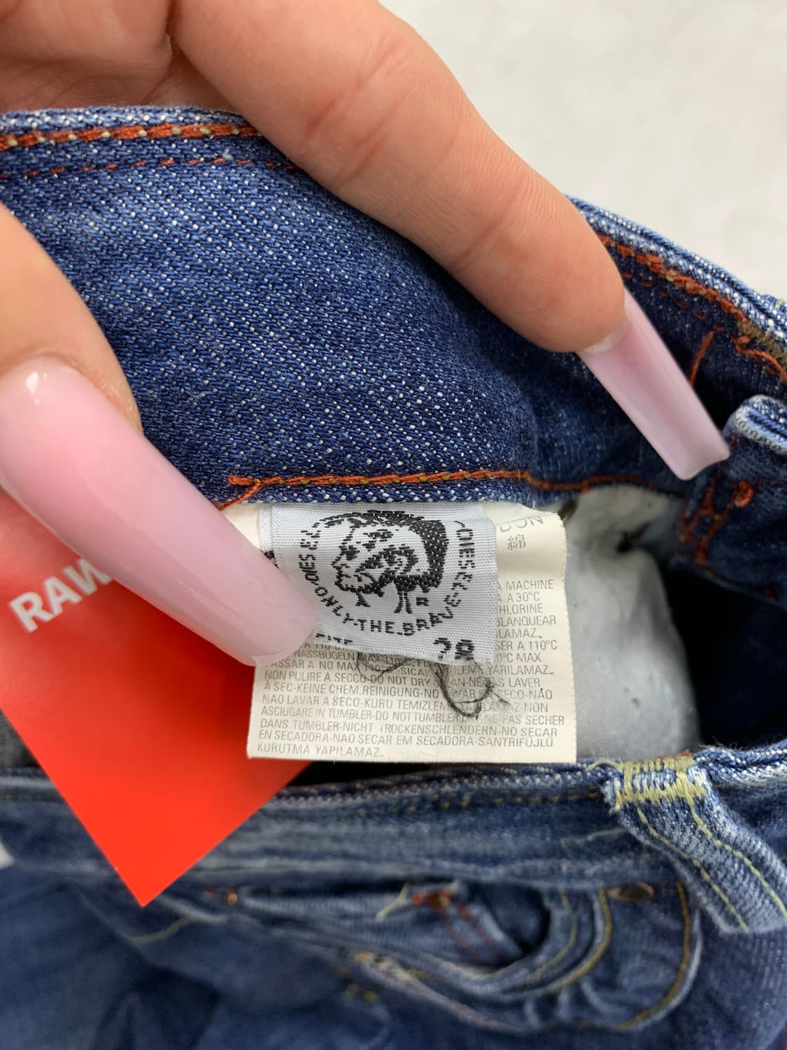 디젤 워싱 디테일 데님 팬츠 #649 상품이미지5