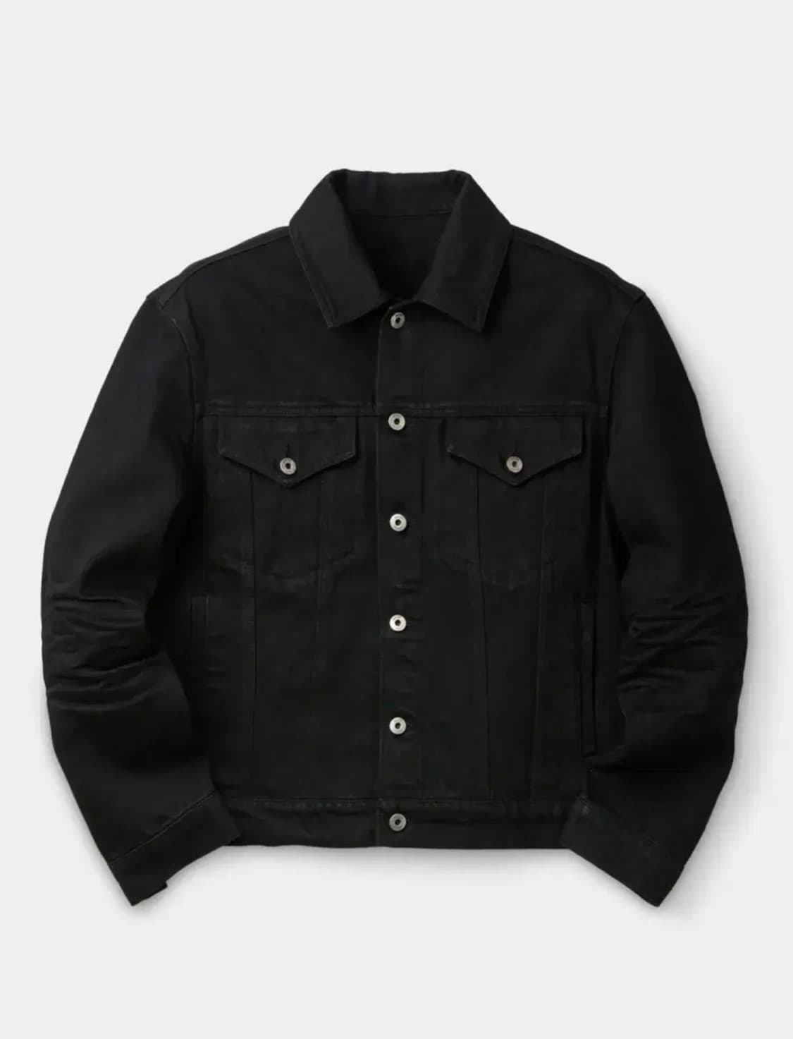 쿠어 엠보 워시드 트러커 자켓 S 상품이미지1