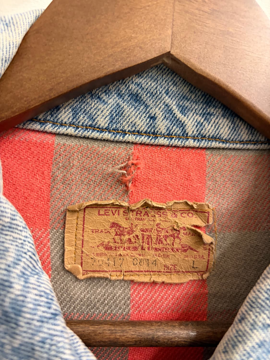 N16. 80-90s 리바이스 청자켓 상품이미지2