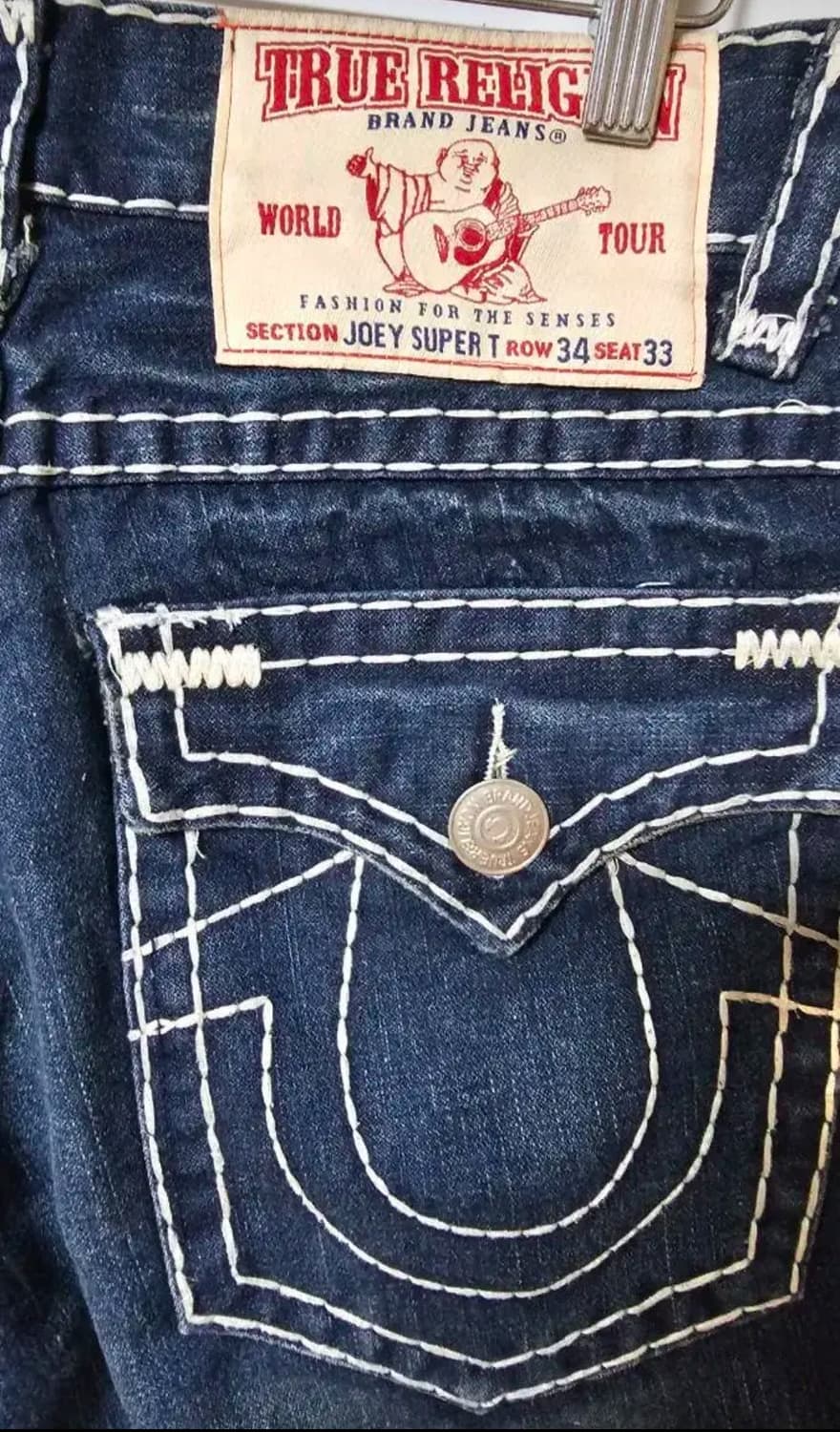 트루릴리전 부츠컷 진청 34사이즈 상품이미지4