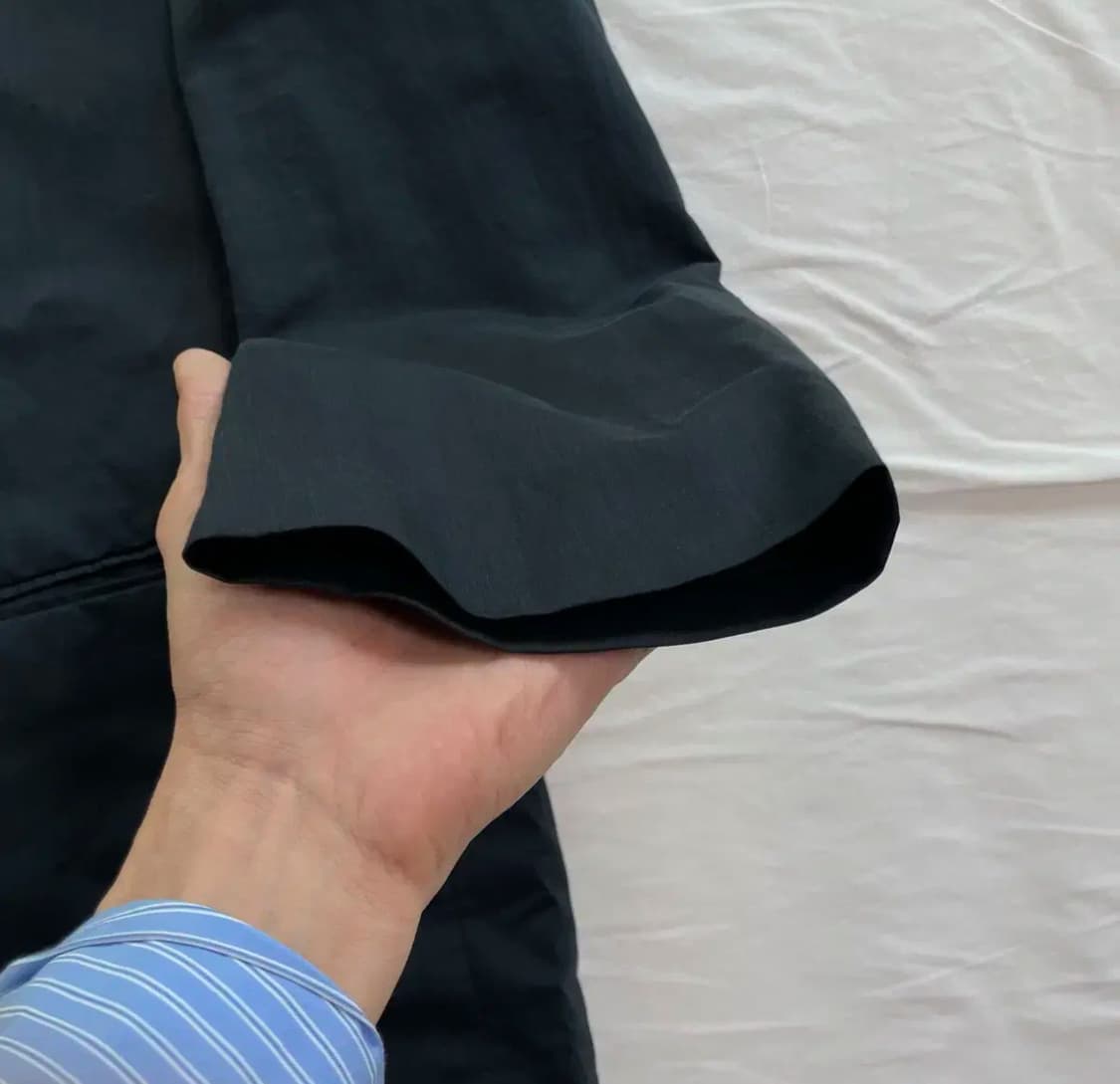 르메르 실크 포플린 3PS 셋업 다크네이비 상품이미지3