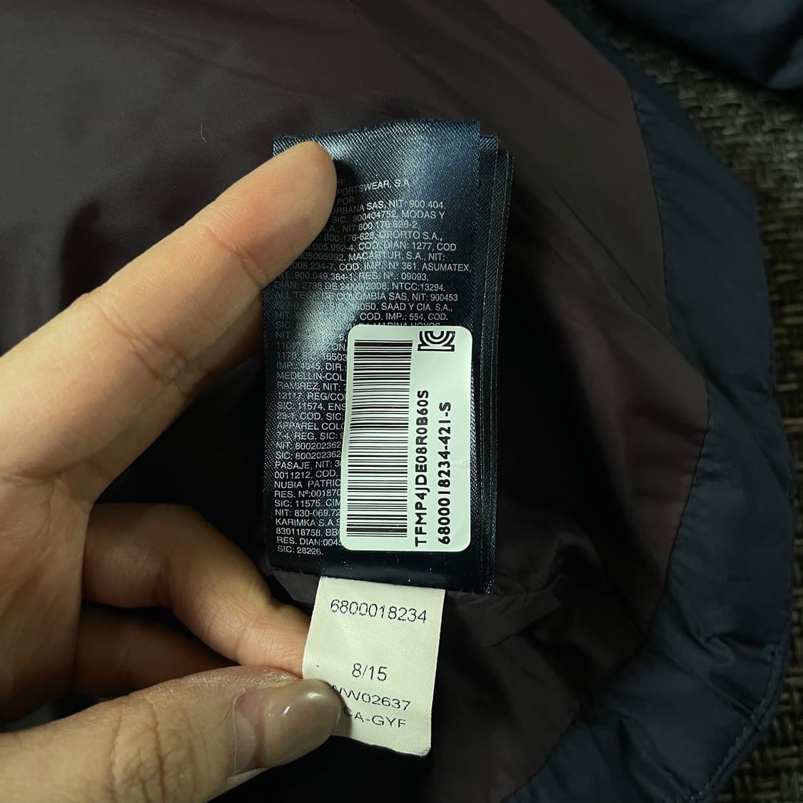 타미힐피거 네이비 경량 패딩 자켓 S 상품이미지8