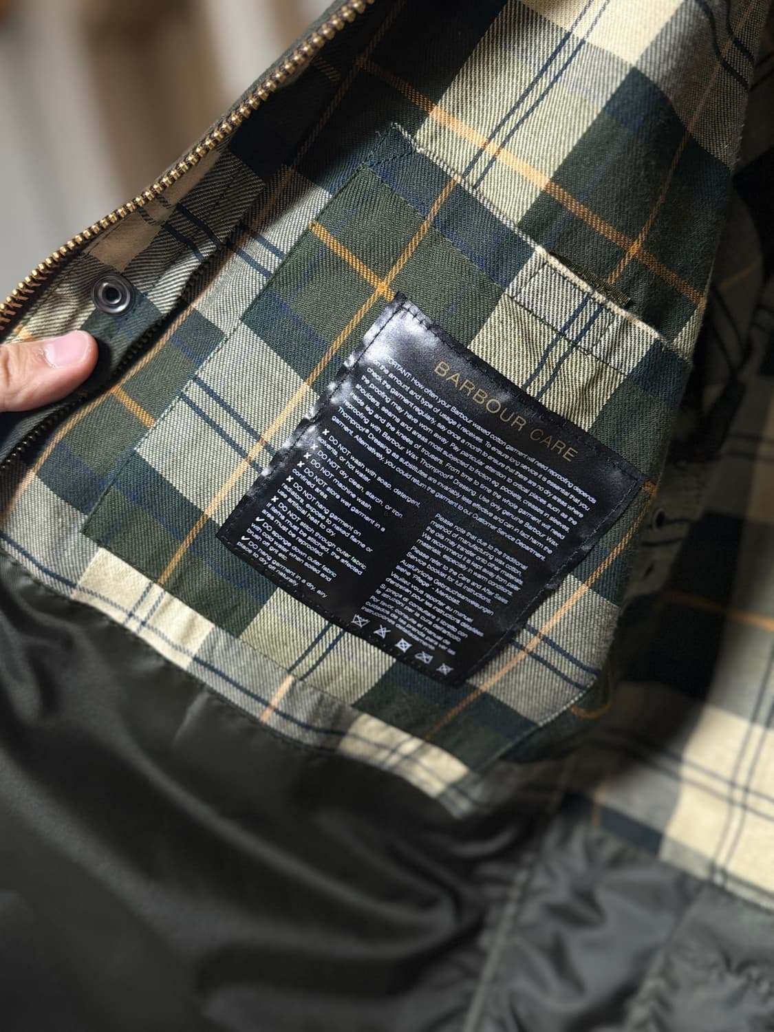 바버 비데일 왁스자켓 상품이미지4