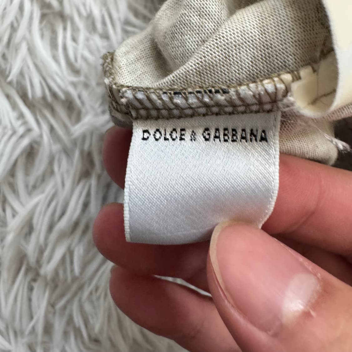 DOLCE & GABBANA 일본빈티지 크롭티 돌체앤가바나 카모 반팔 상품이미지8