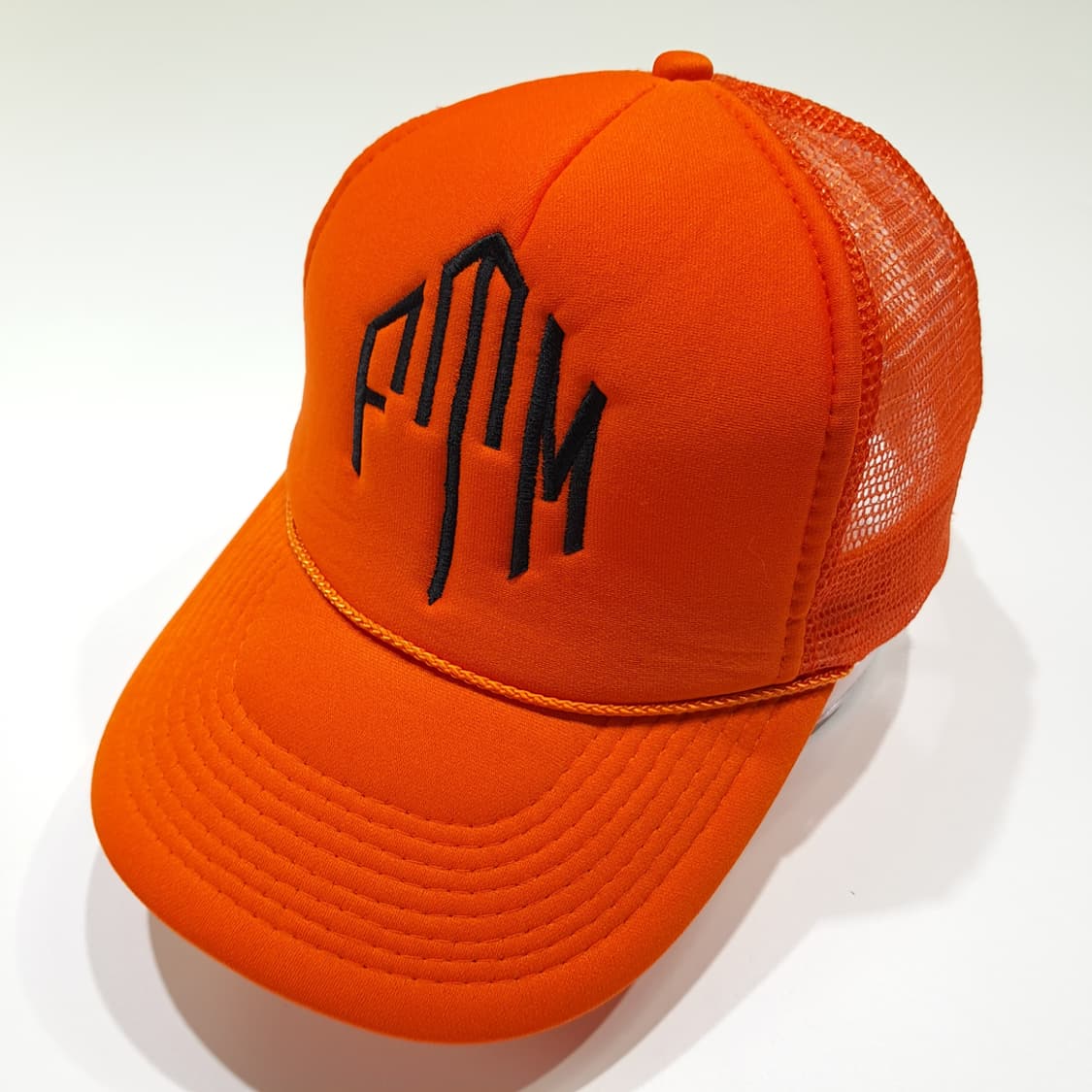 오토 FTM 로고 자수 오렌지 메쉬 로프캡 P2065 상품이미지2