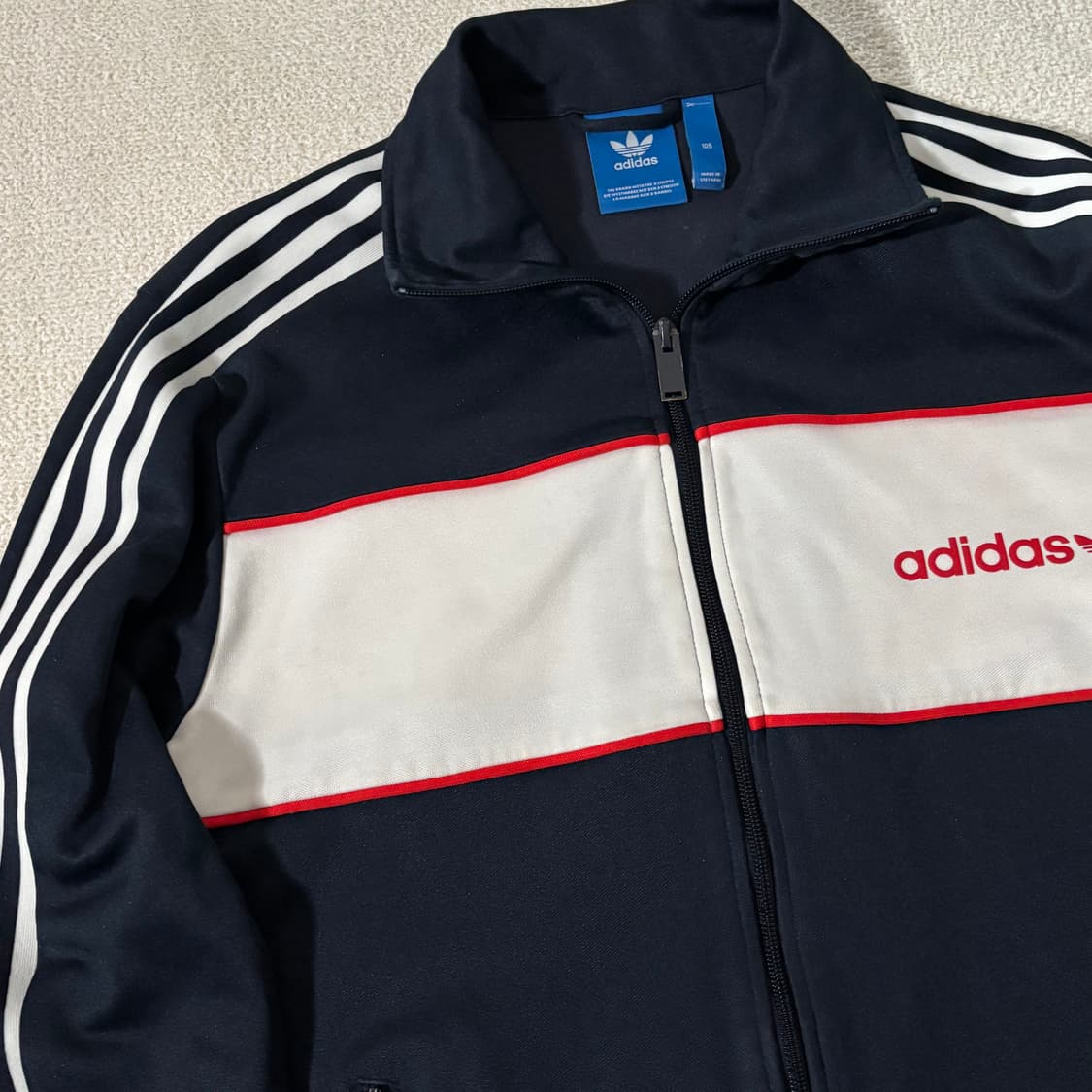 아디다스 올드스쿨 베켄바우어 네이비 화이트 남흰 트랙탑 져지 상품이미지2