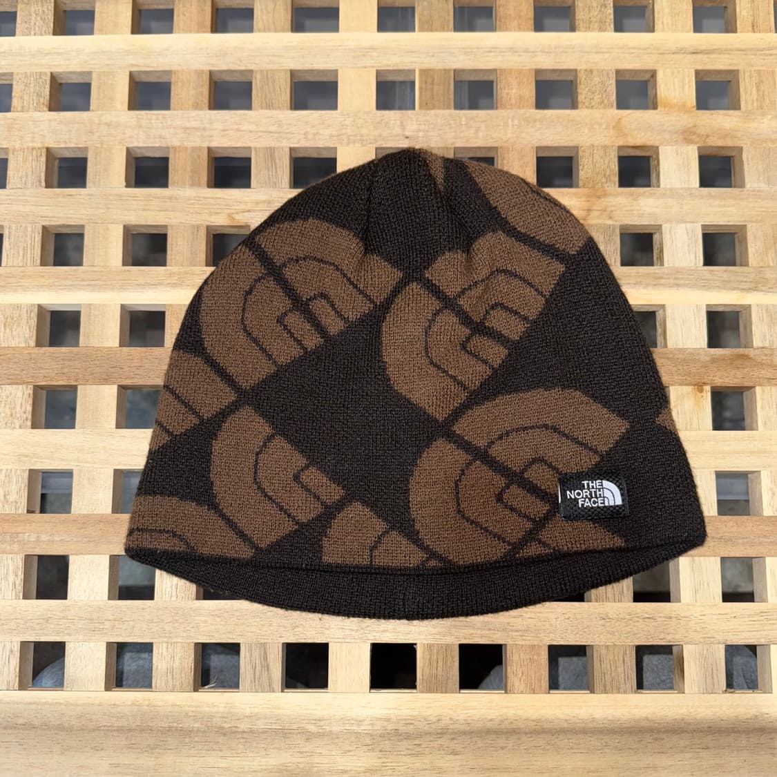노스페이스 패턴 스컬캡 비니 상품이미지1