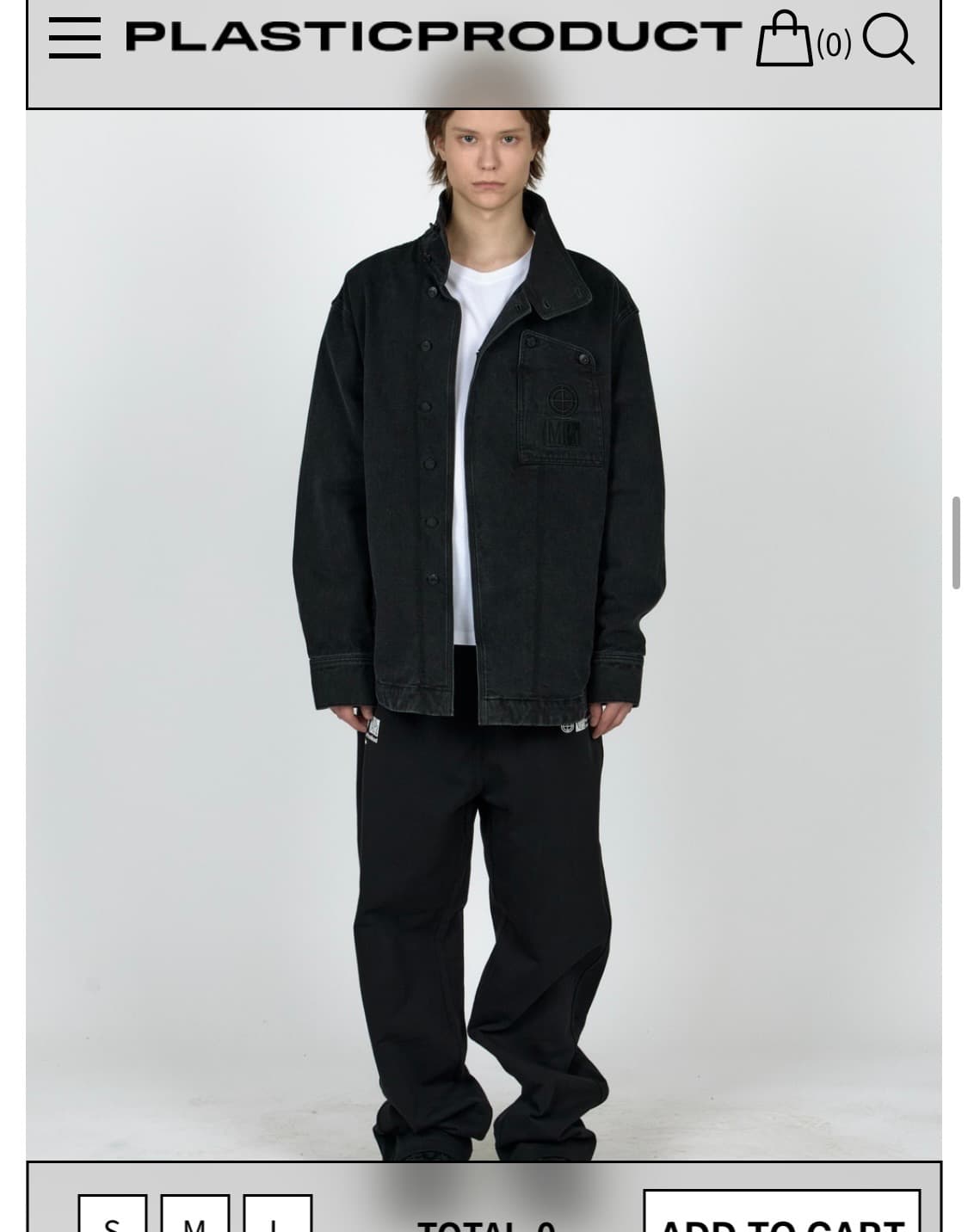 플라스틱프로덕트 MPa TRAPEZOID JACKET 새상품 상품이미지2