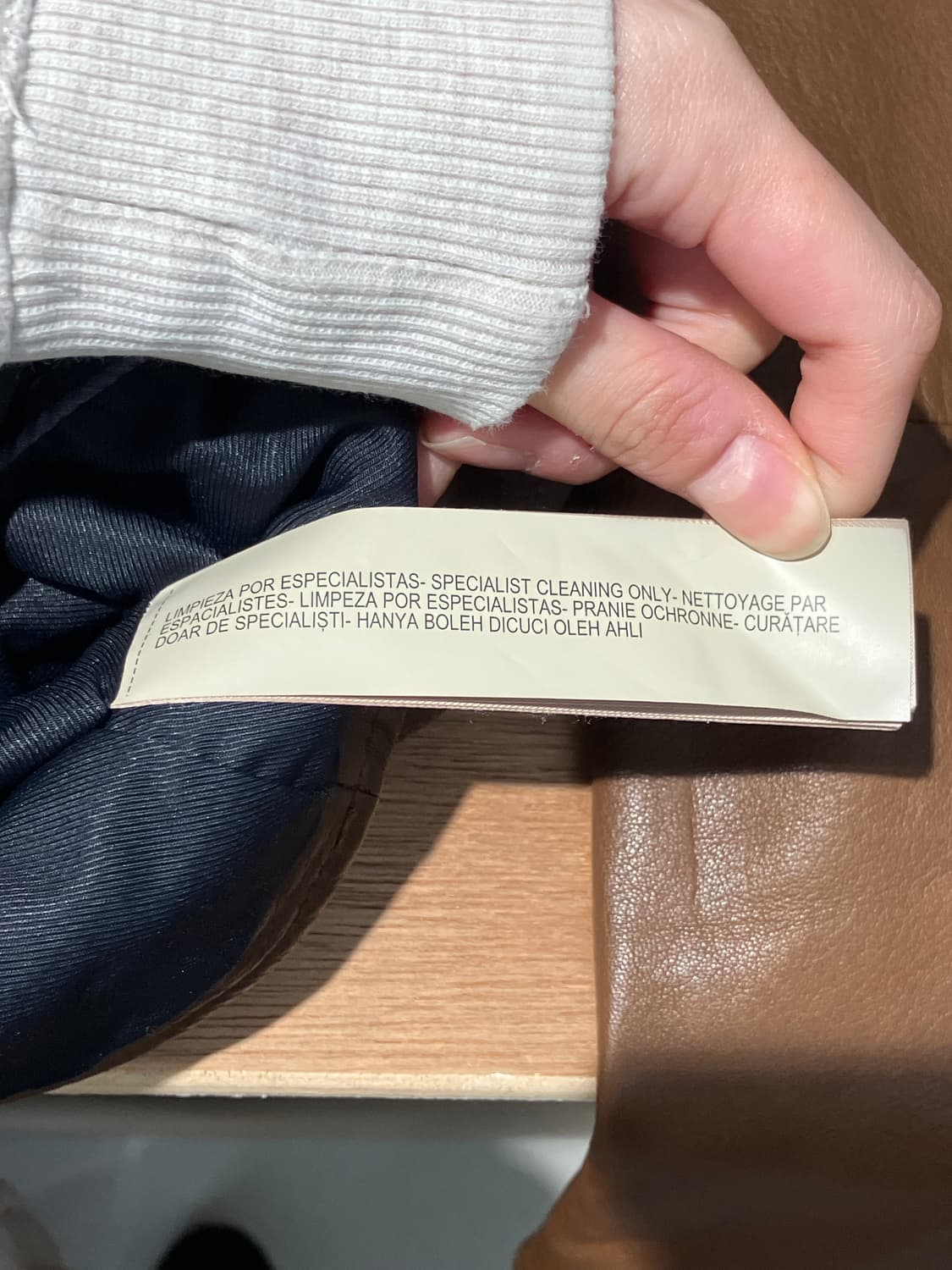 Massimo Dutti 브라운 레더 자켓 상품이미지4