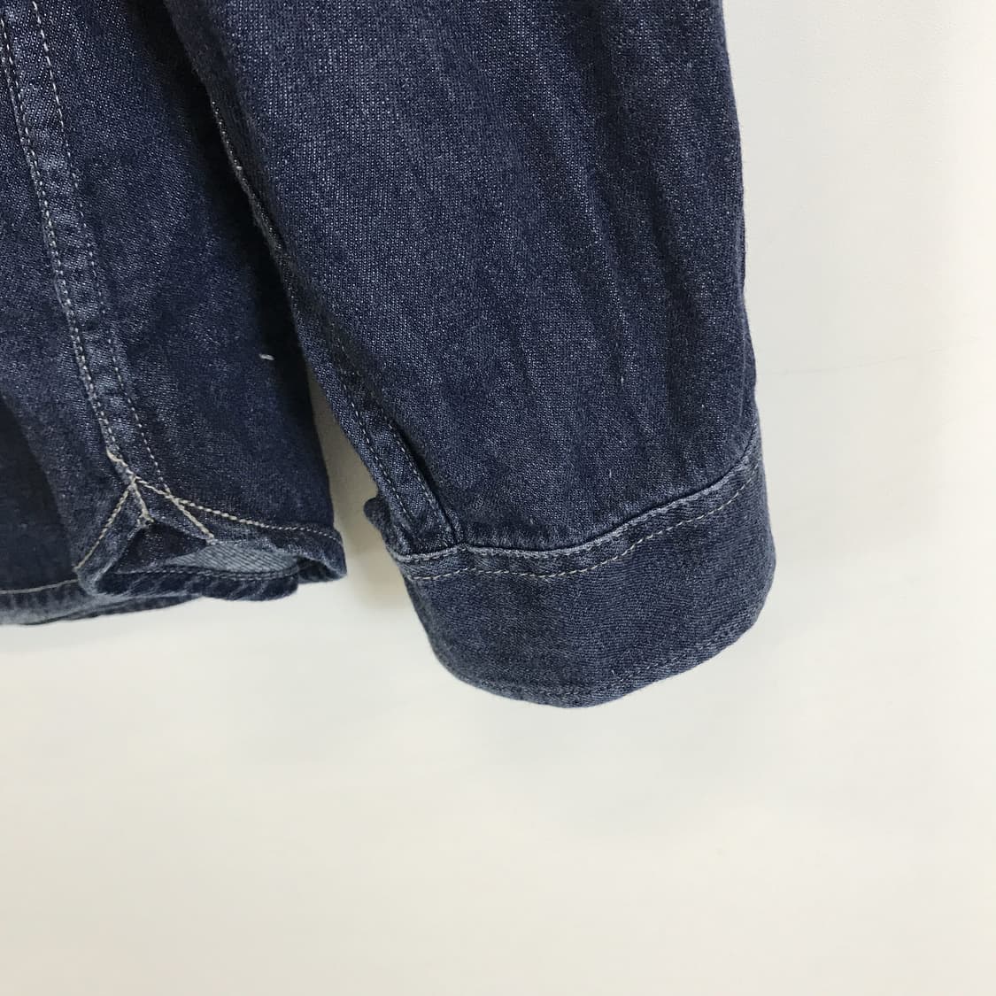 유니클로 데님 워크셔츠 진청[L] 상품이미지3