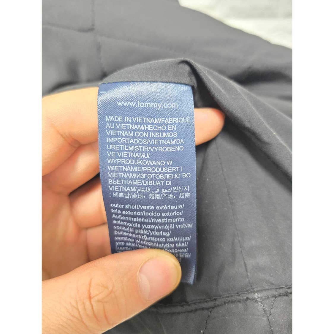 택포// 타미힐피거 퀼팅 조끼 XL 상품이미지3