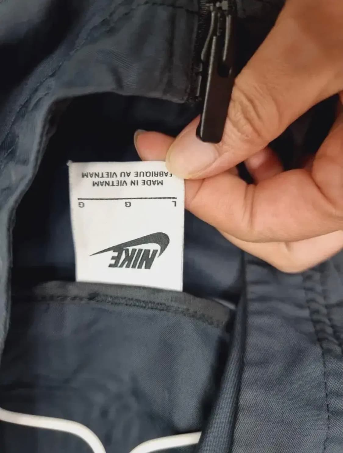 나이키 아노락 바람막이 에센셜 우븐자켓 블랙 L 상품이미지4