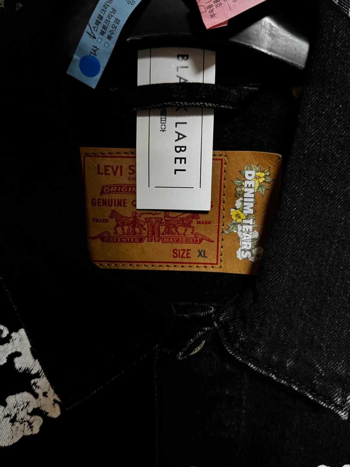 데님티어즈 cotton wreath 데님자켓 상품이미지3